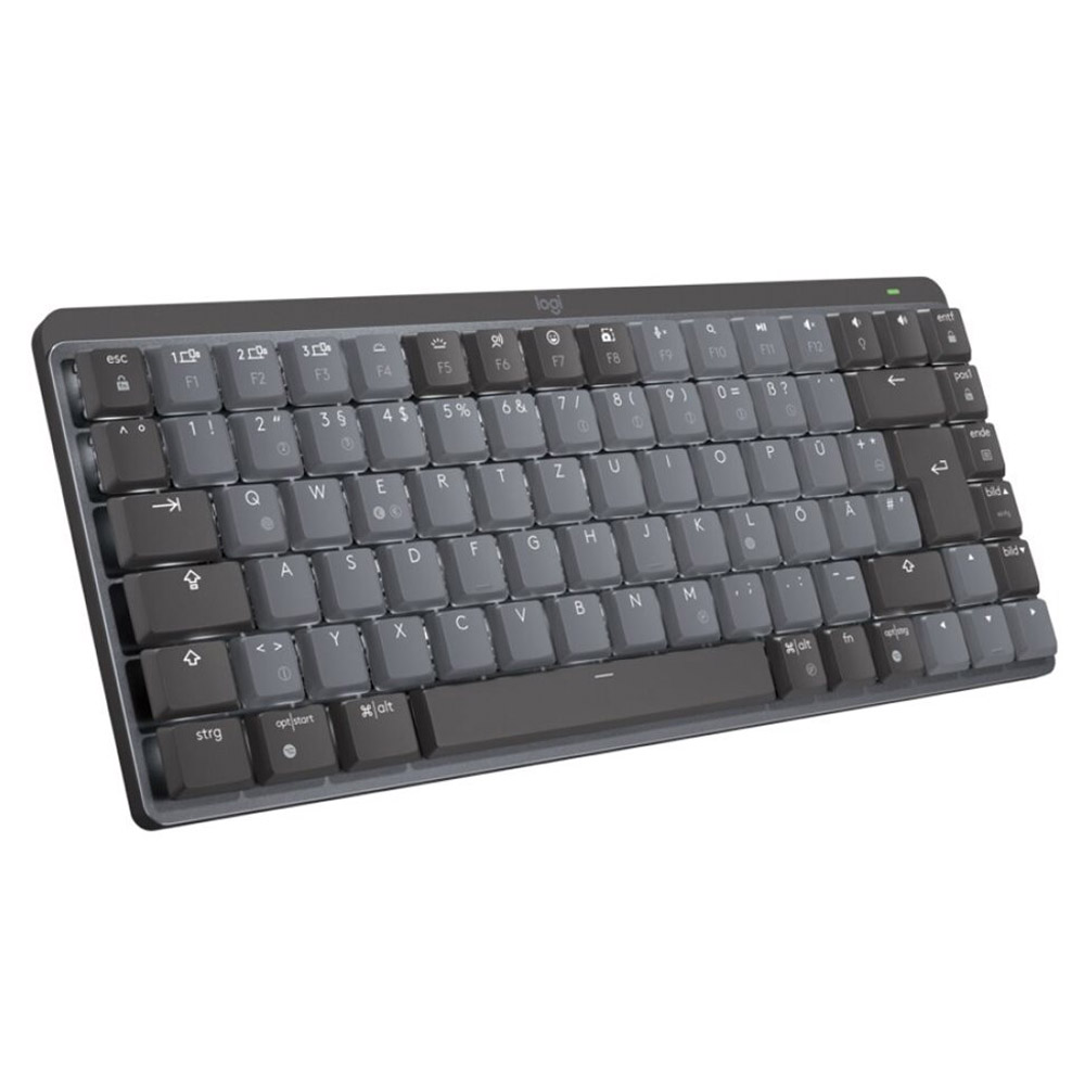 Logitech MX Mechanische kabellose Mini-Tastatur mit Beleuchtung graphit