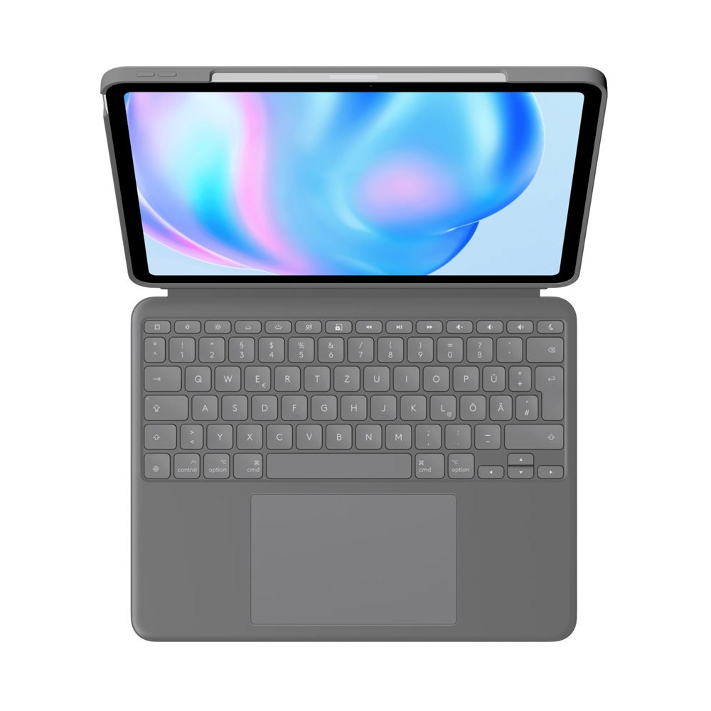 Logitech Combo Touch iPad Air 13-inch Keyboard Case grau