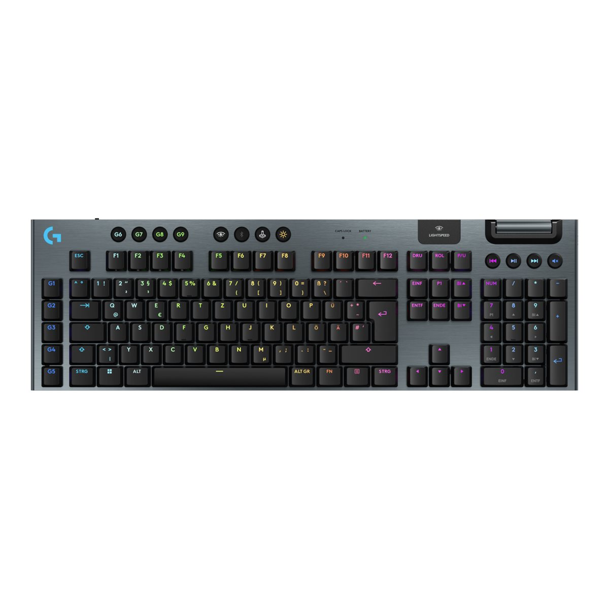 Logitech G915 X LIGHTSPEED Tactile Gaming-Tastatur schwarz