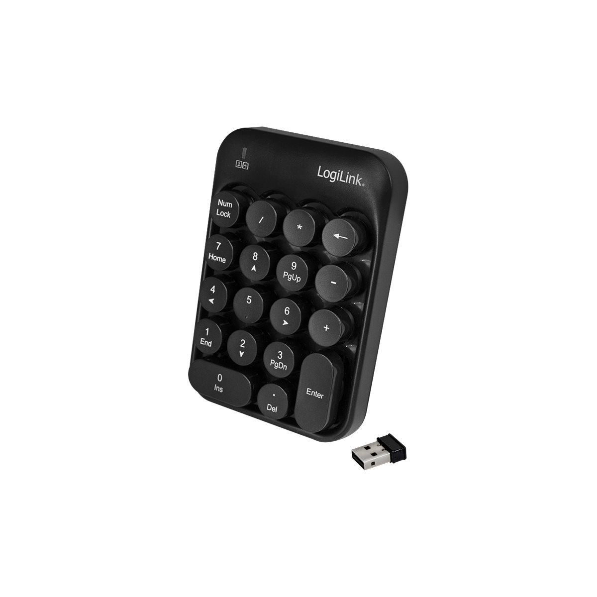 LogiLink ID0161 Tastatur-Maus-Kombination schwarz