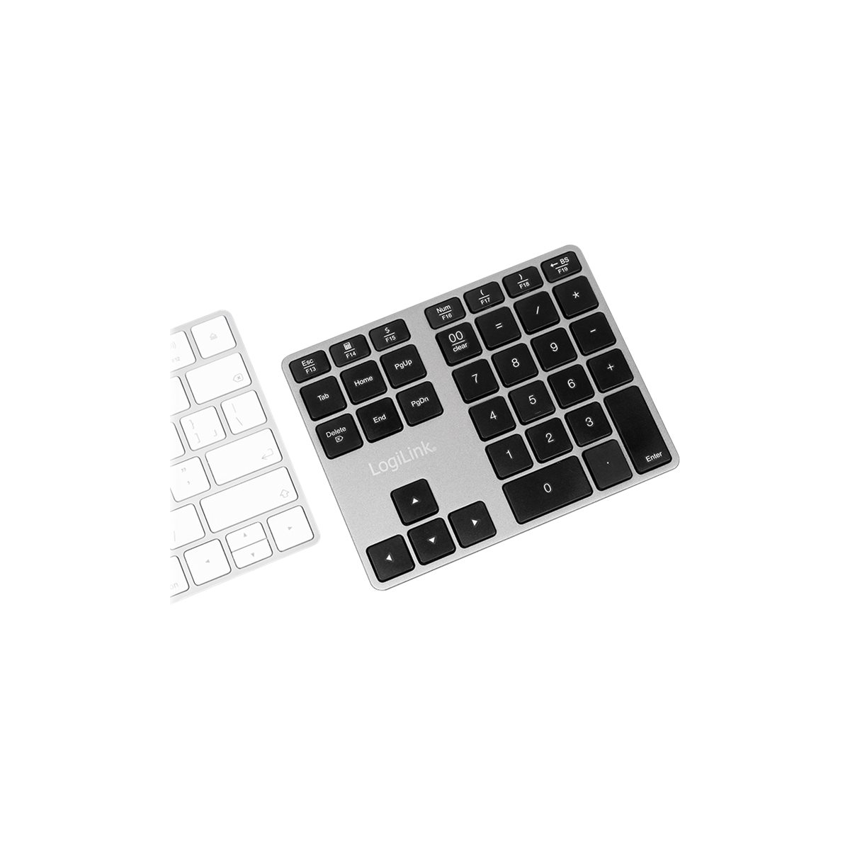 LogiLink ID0187 BT Ziffernblock aluminium