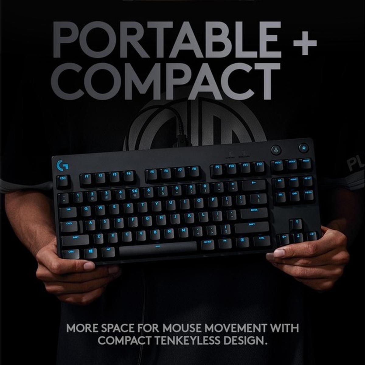 Logitech G PRO mechanische Gaming-Tastatur schwarz