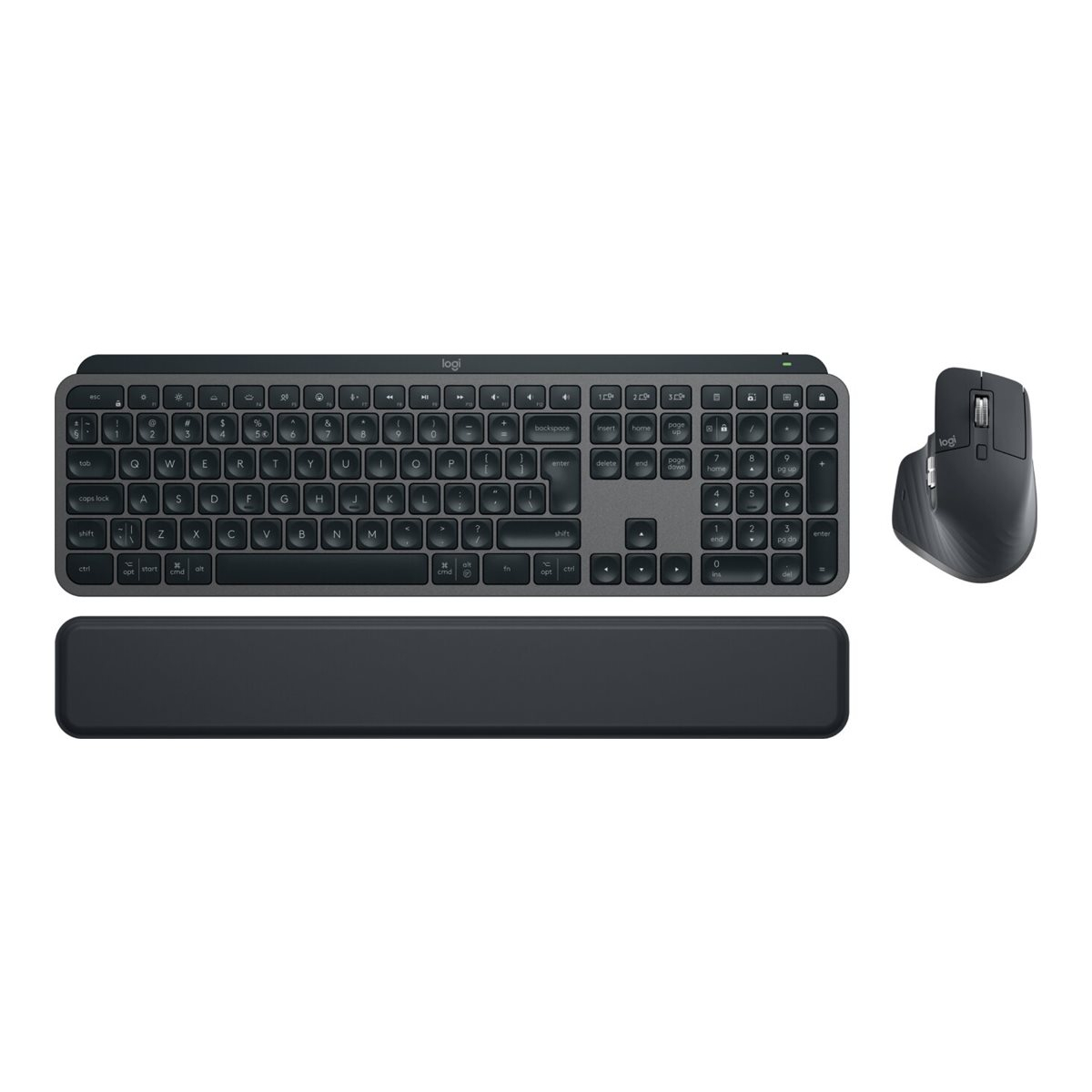 Logitech MX Keys S Combo Tastatur-und-Maus-Set graphite CH-Layout