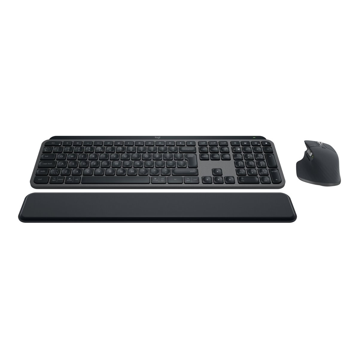 Logitech MX Keys S Combo Tastatur-und-Maus-Set graphite CH-Layout