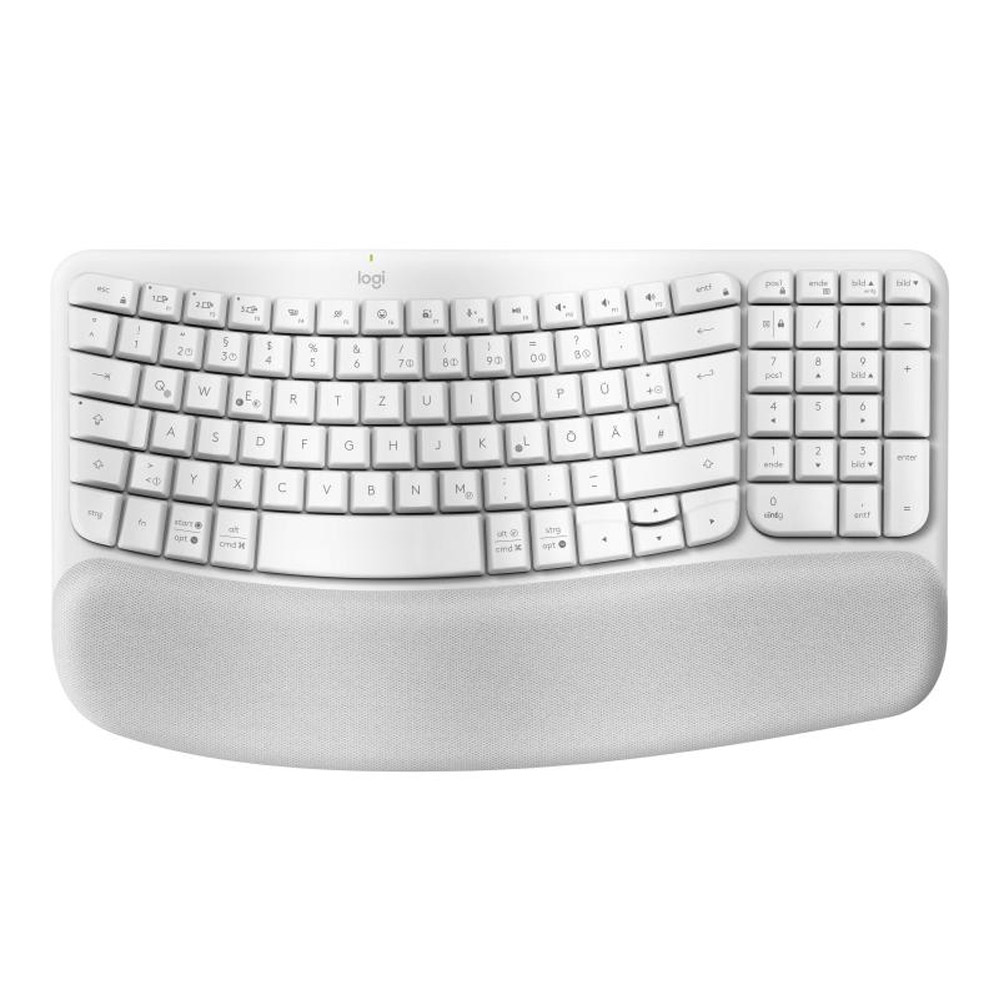 Logitech Wave Keys Tastatur weiß