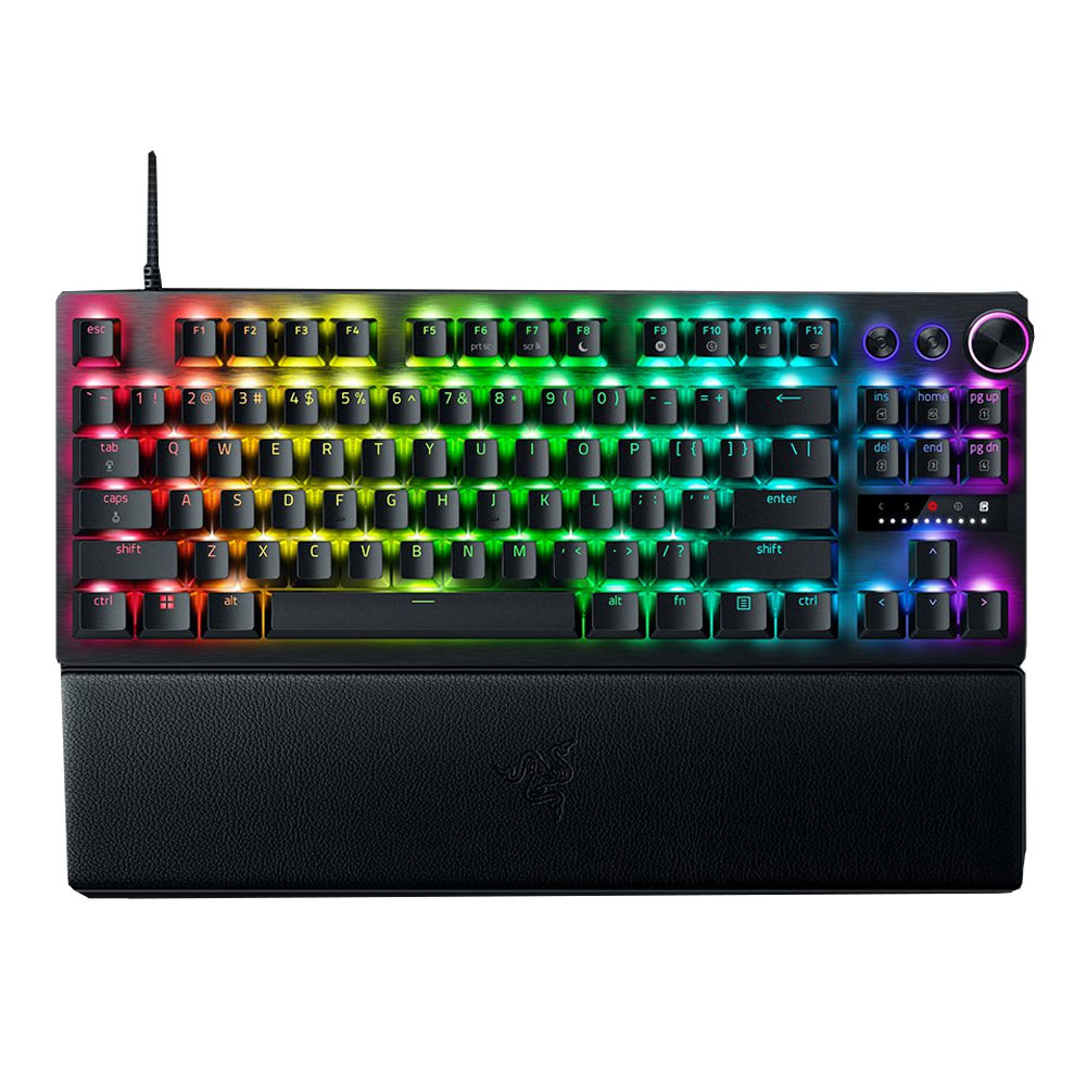 Razer Huntsman V3 Pro Tenkeyless TKL Analoge optische E-Sport PC-Tastatur ohne Ziffernblock schwarz