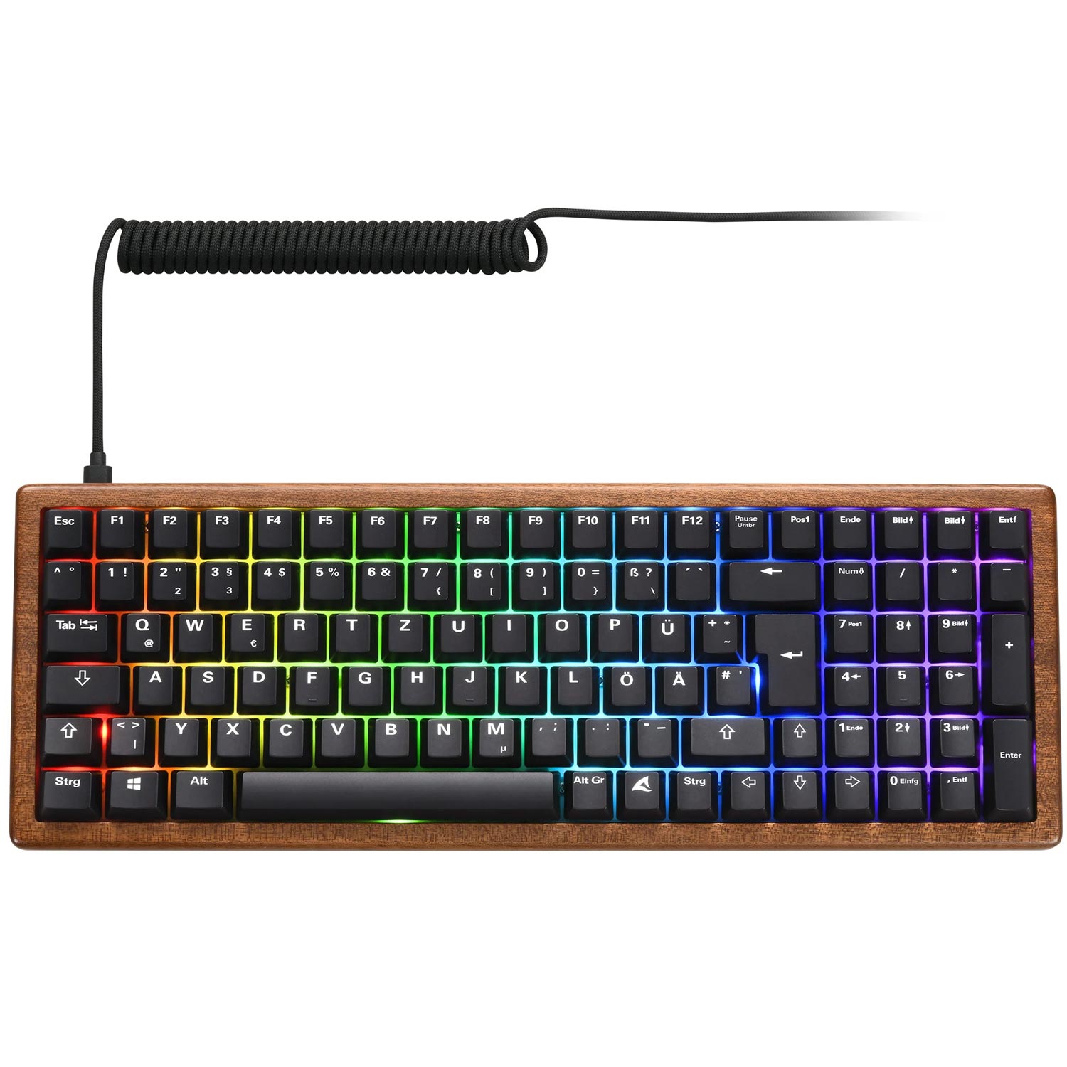 Sharkoon Skiller SGK50 S2 Wood RGB Gaming-Tastatur