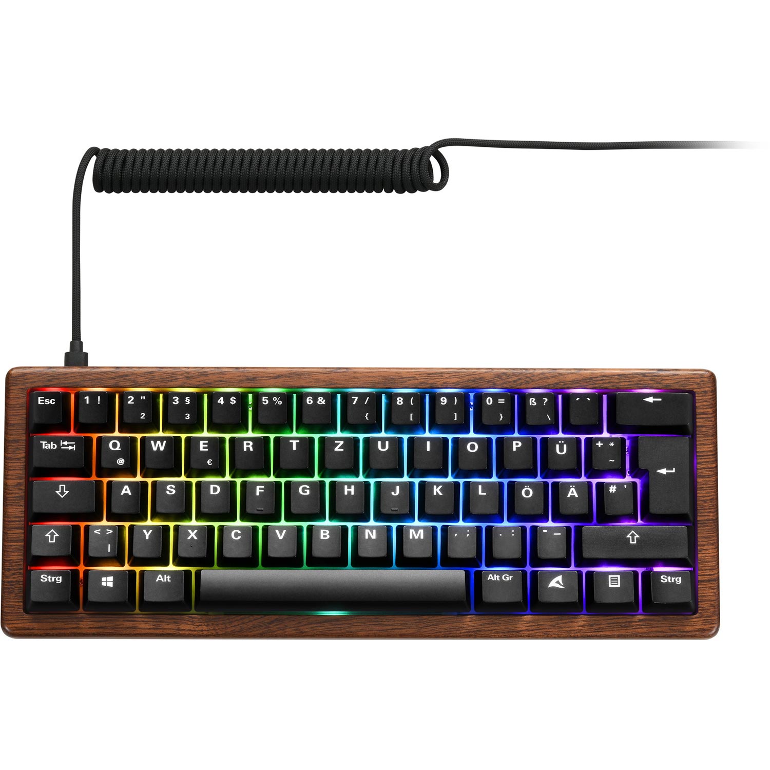 Sharkoon Skiller SGK50 S4 Wood RGB Gaming-Tastatur