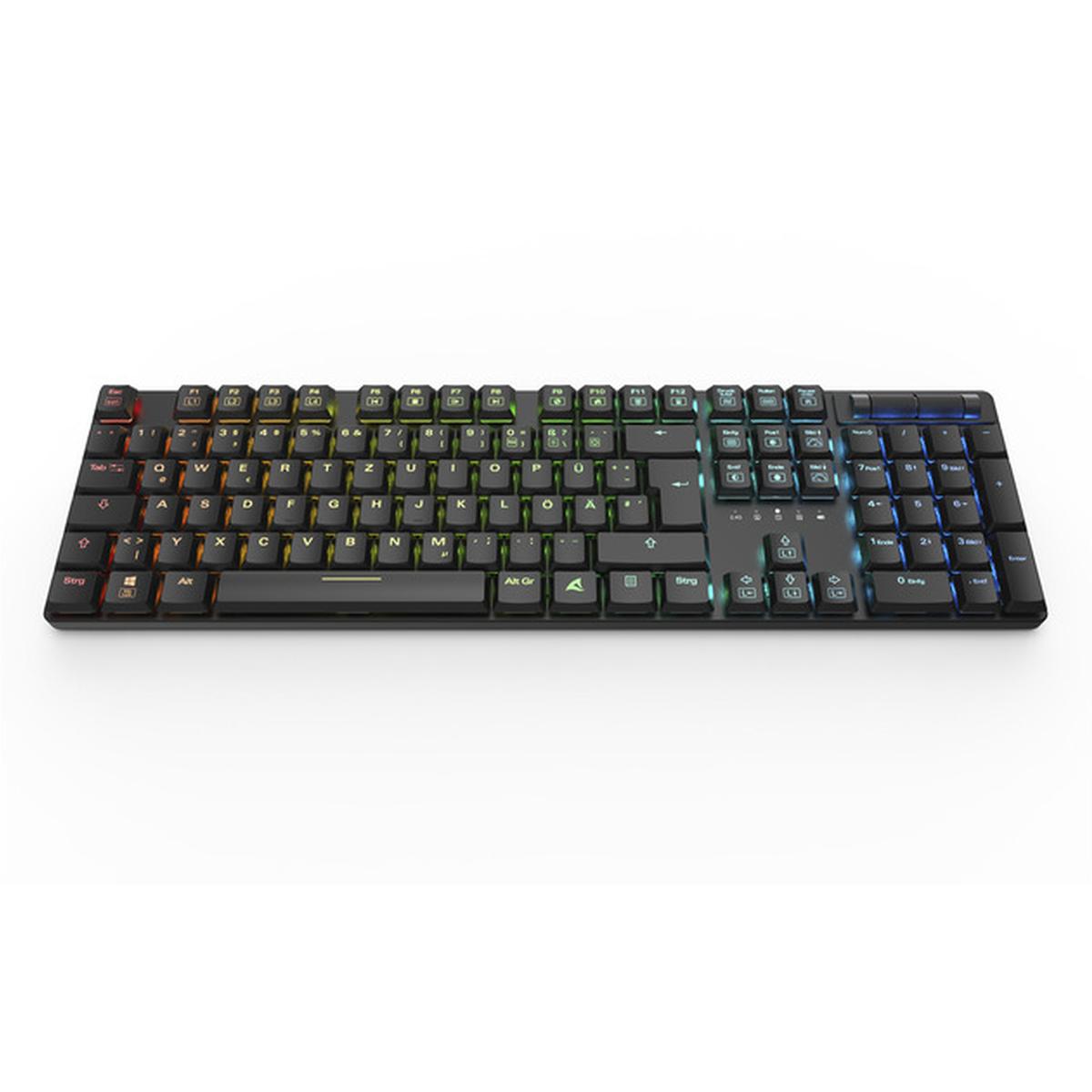 Sharkoon PureWriter W100 Tastatur schwarz