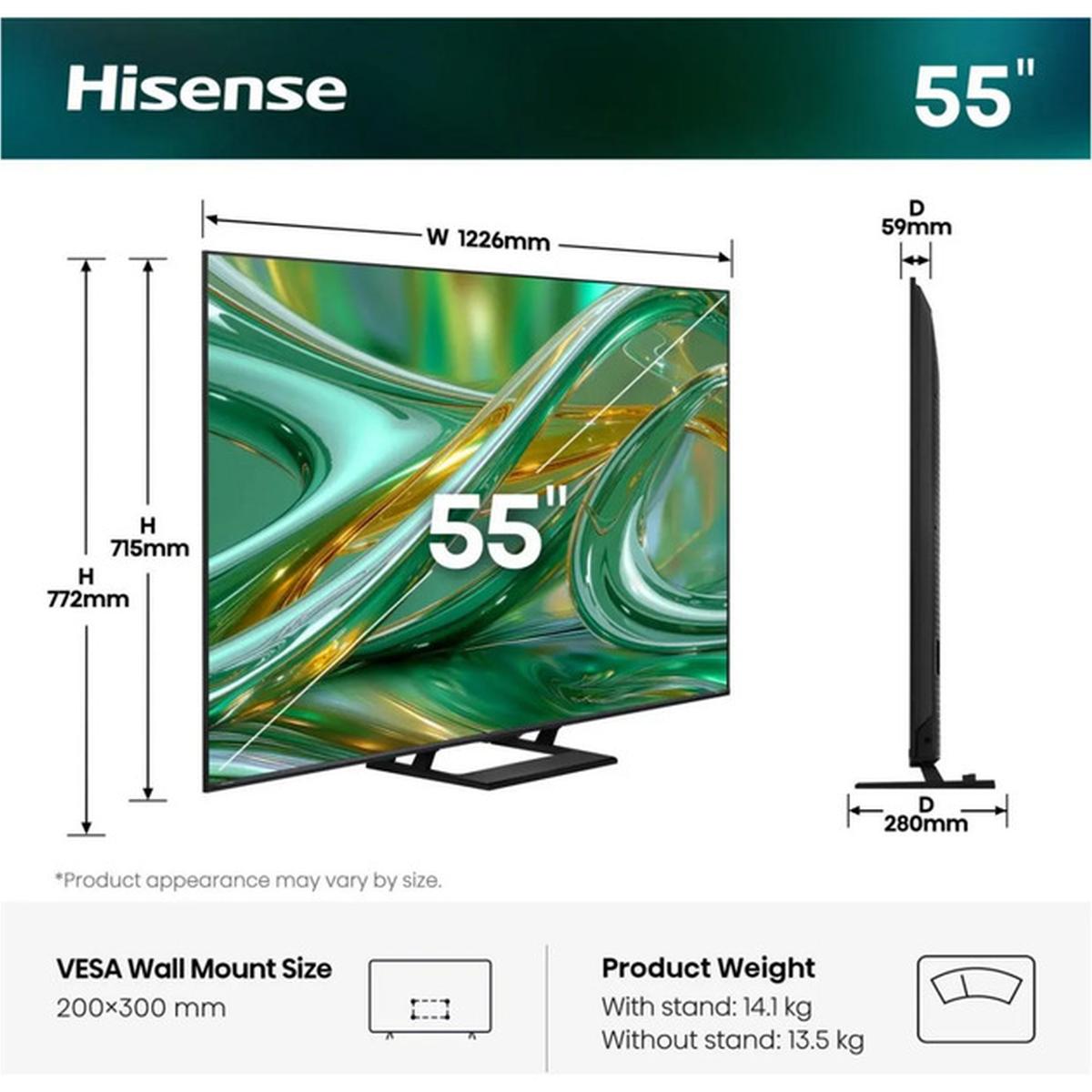 Hisense E8S 55E8S 139,7 cm (55 Zoll) 4K-Mini-LED-TV