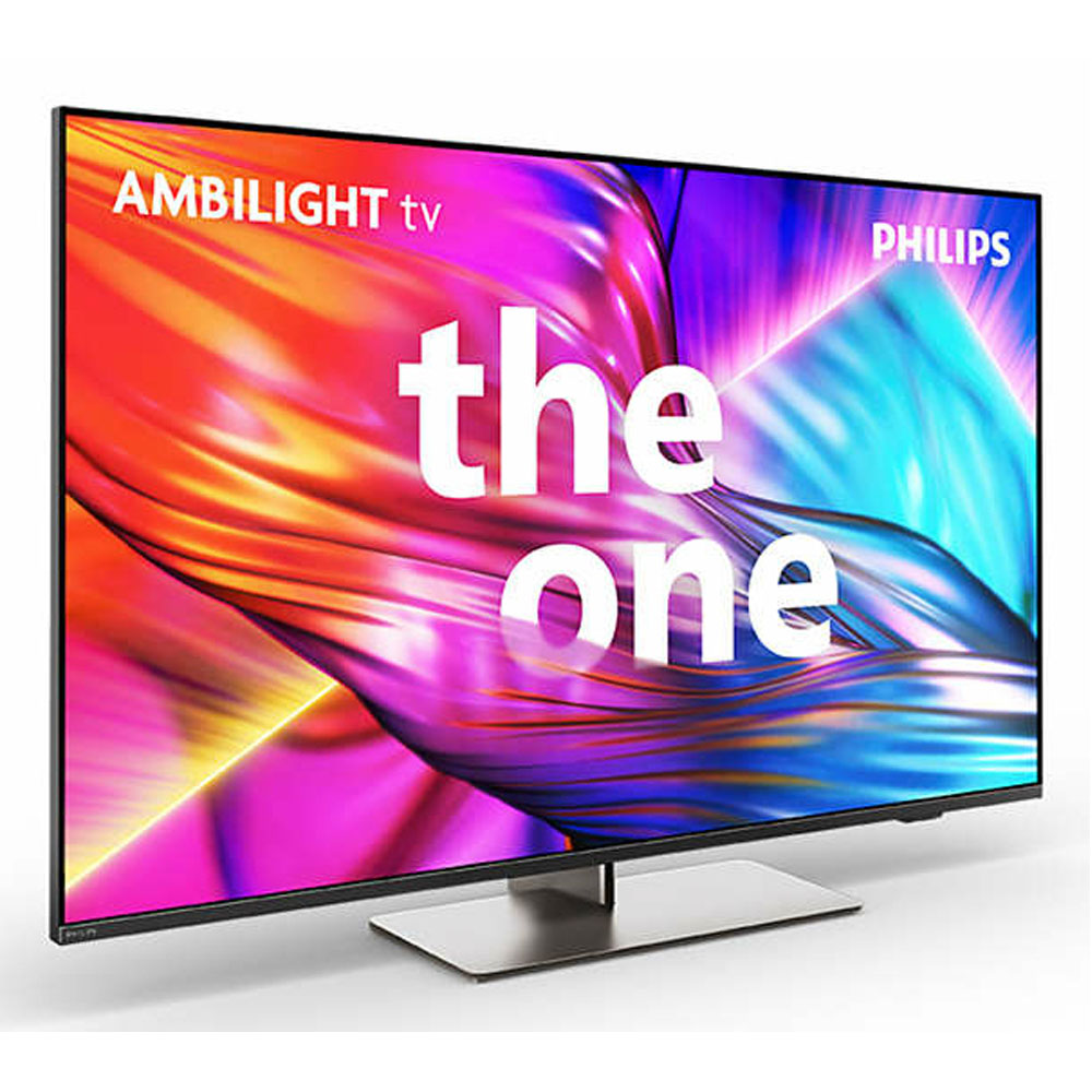 Philips The One 55PUS8949/12 139,7 cm (55 Zoll) 4K-LED-TV mit Ambilight anthrazit/chrom