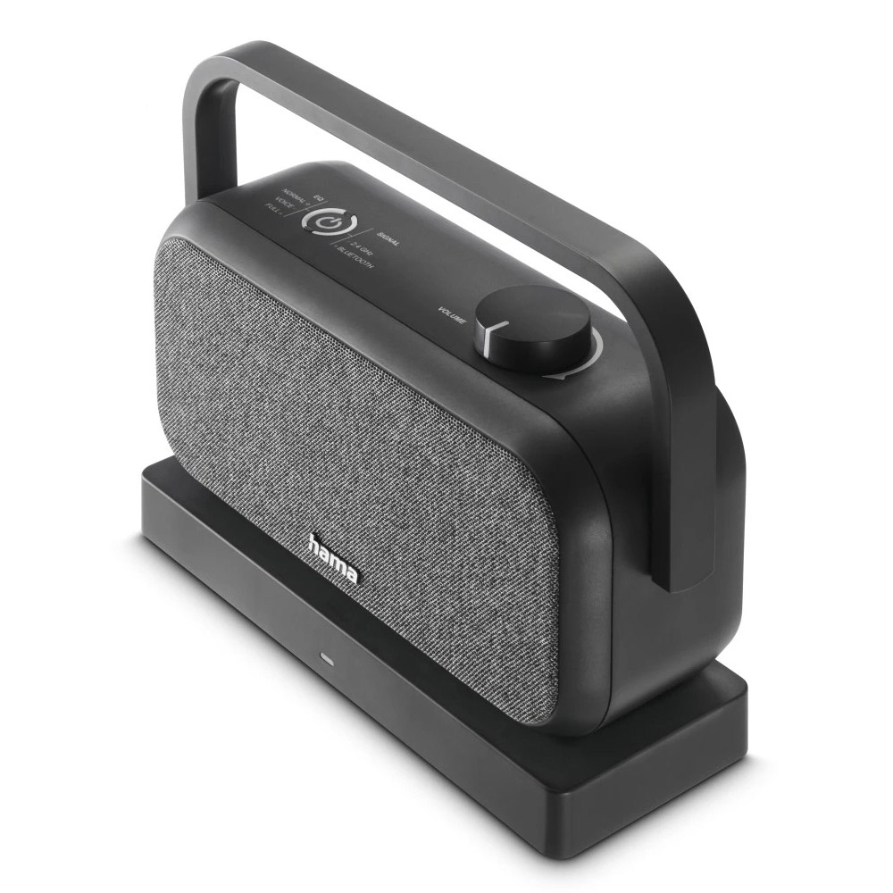 Hama Lautsprecher für Fernseher, 2,4-GHz-Station + Bluetooth®, tragbar