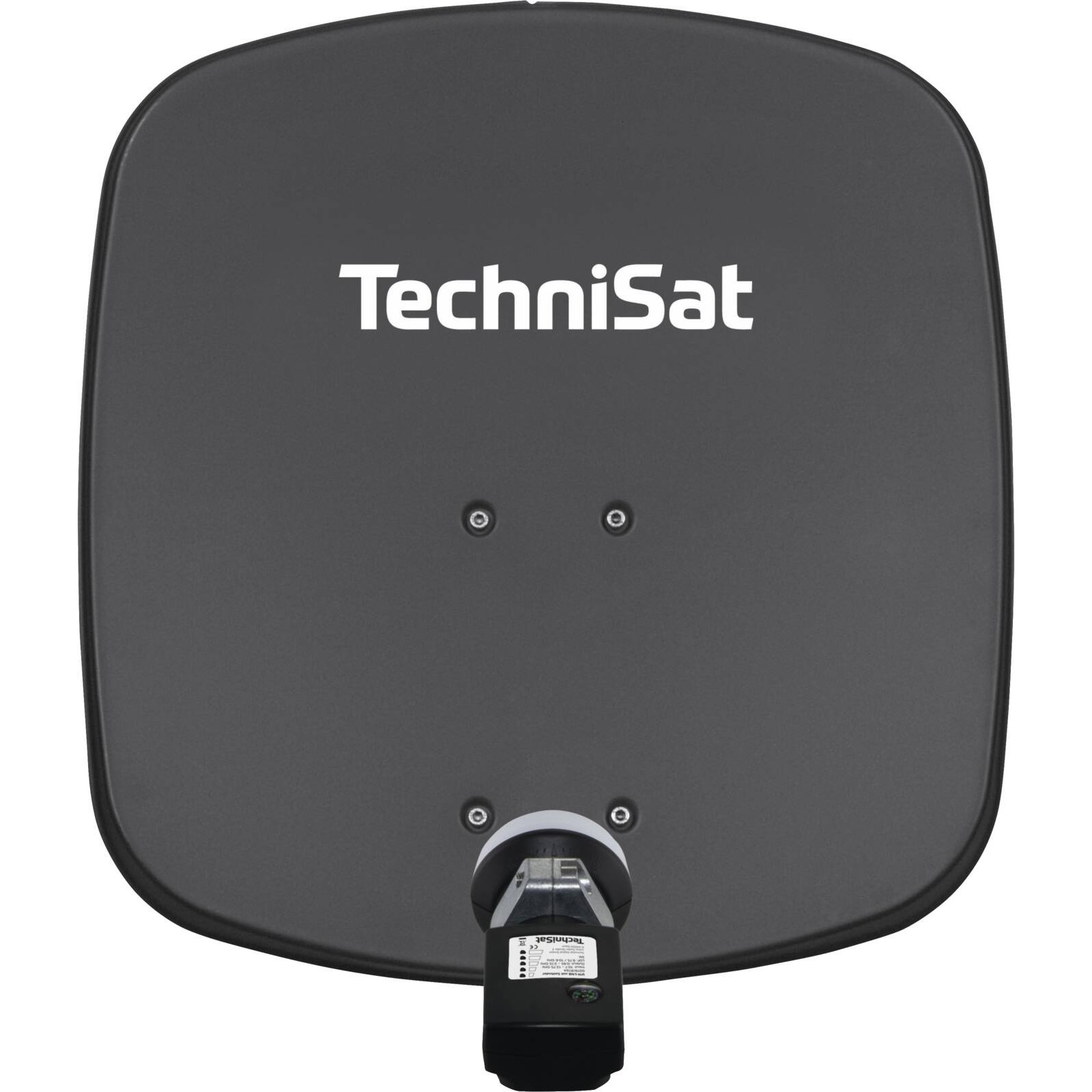 TechniSat DIGIDISH 45 Satellitenschüssel Komplettset schiefergrau