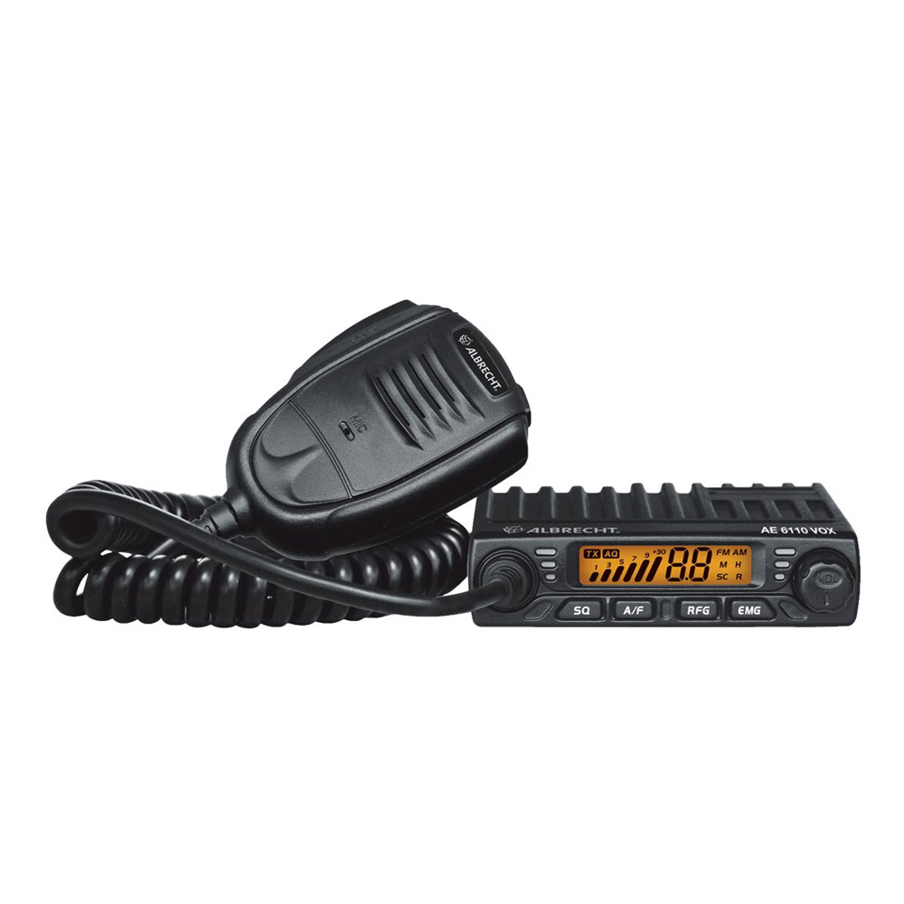 Albrecht AE 6110 VOX CB-Funkgerät schwarz