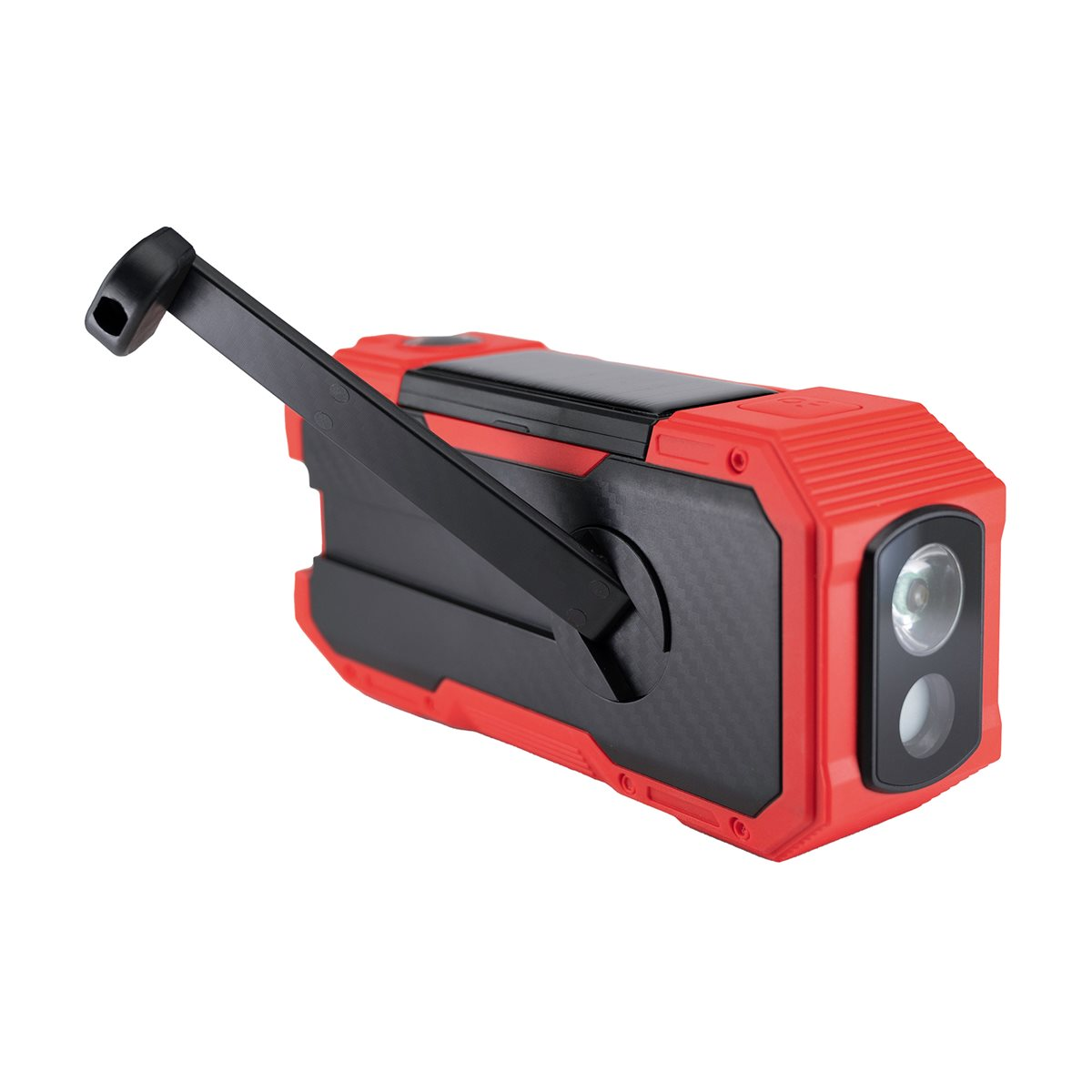 Albrecht 27911 DR 112 Outdoor Kurbelradio schwarz/rot