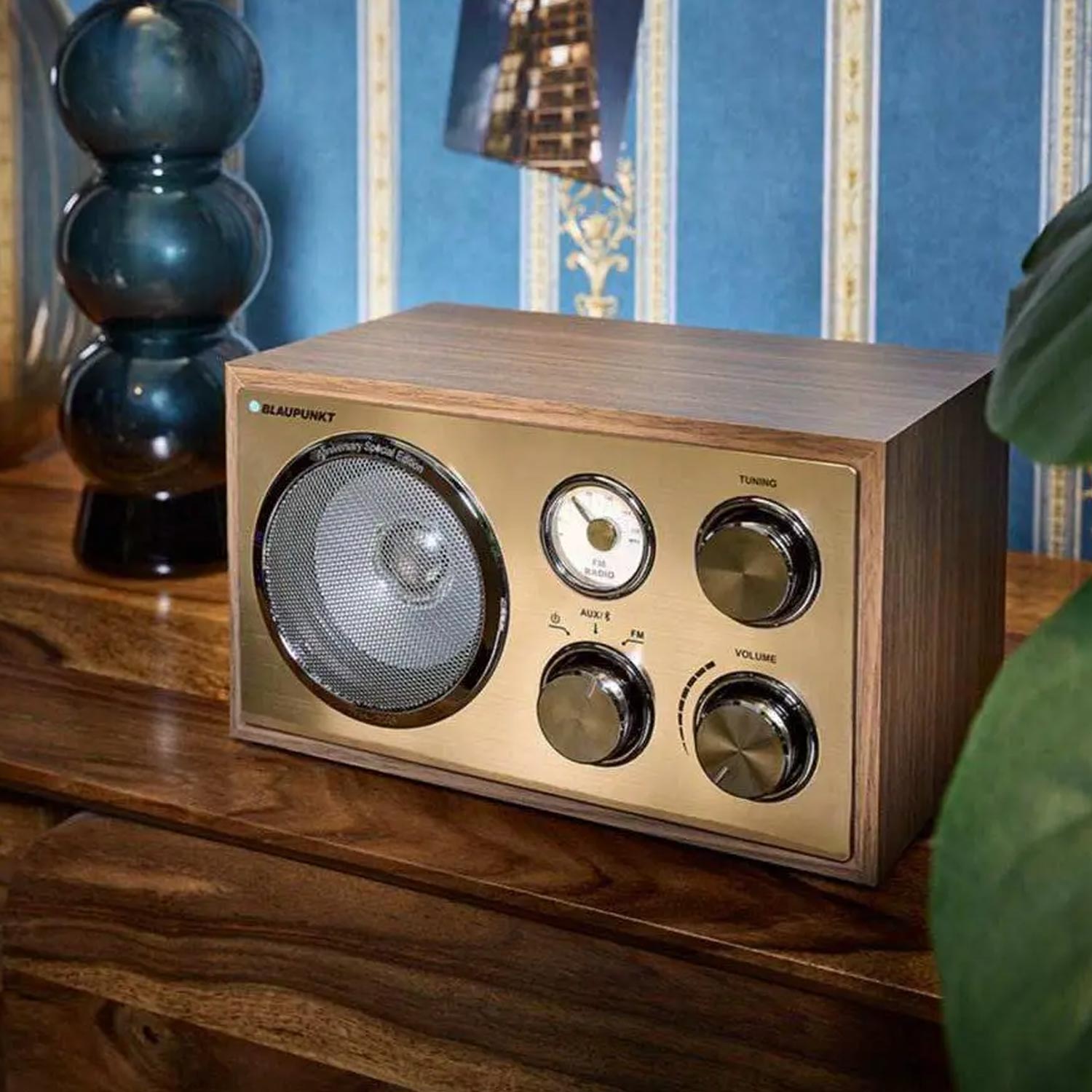 Blaupunkt RXN 180 Nostalgieradio mit Bluetooth messing (2.Wahl)