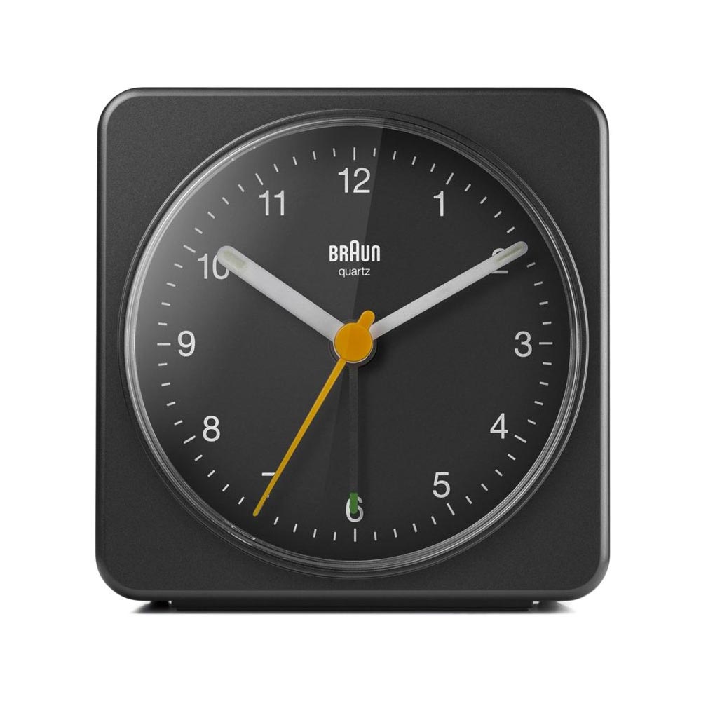 Braun BC 03 B Quarzwecker analog schwarz