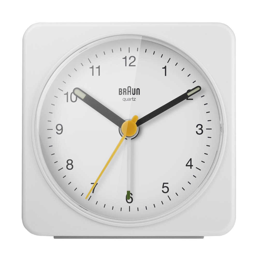 Braun BC03W Quarzwecker weiß (2.Wahl)