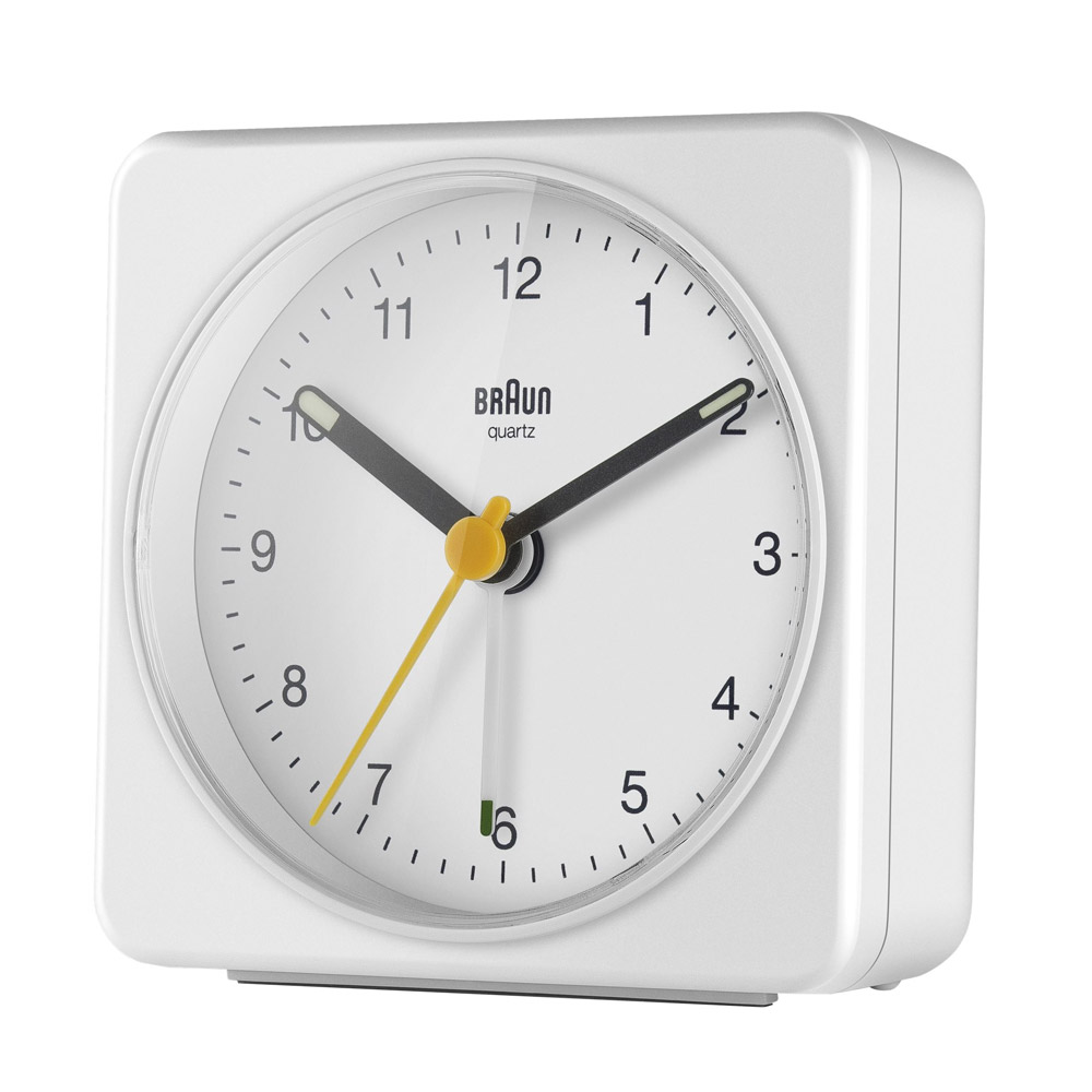 Braun BC03W Quarzwecker weiß