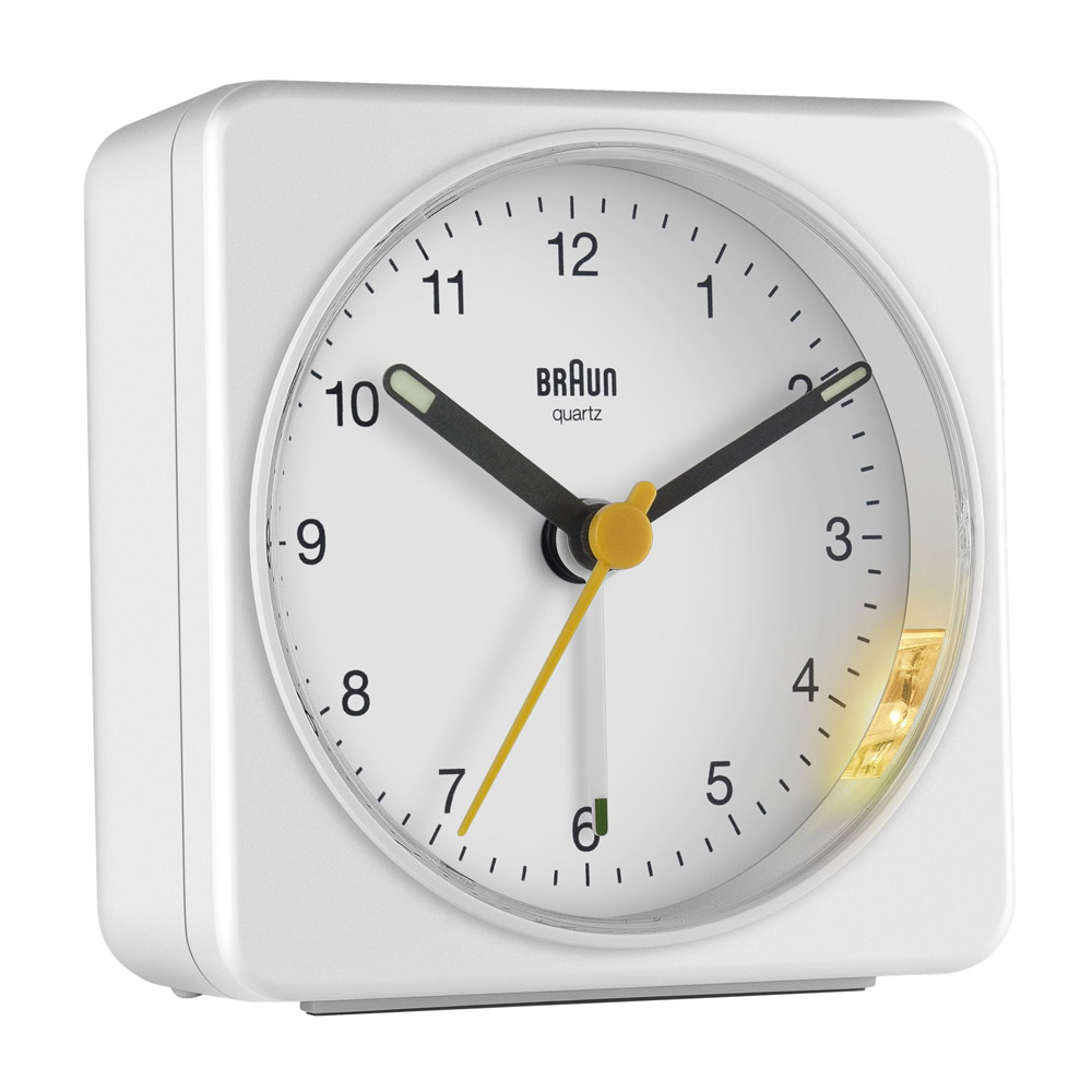 Braun BC03W Quarzwecker weiß (2.Wahl)