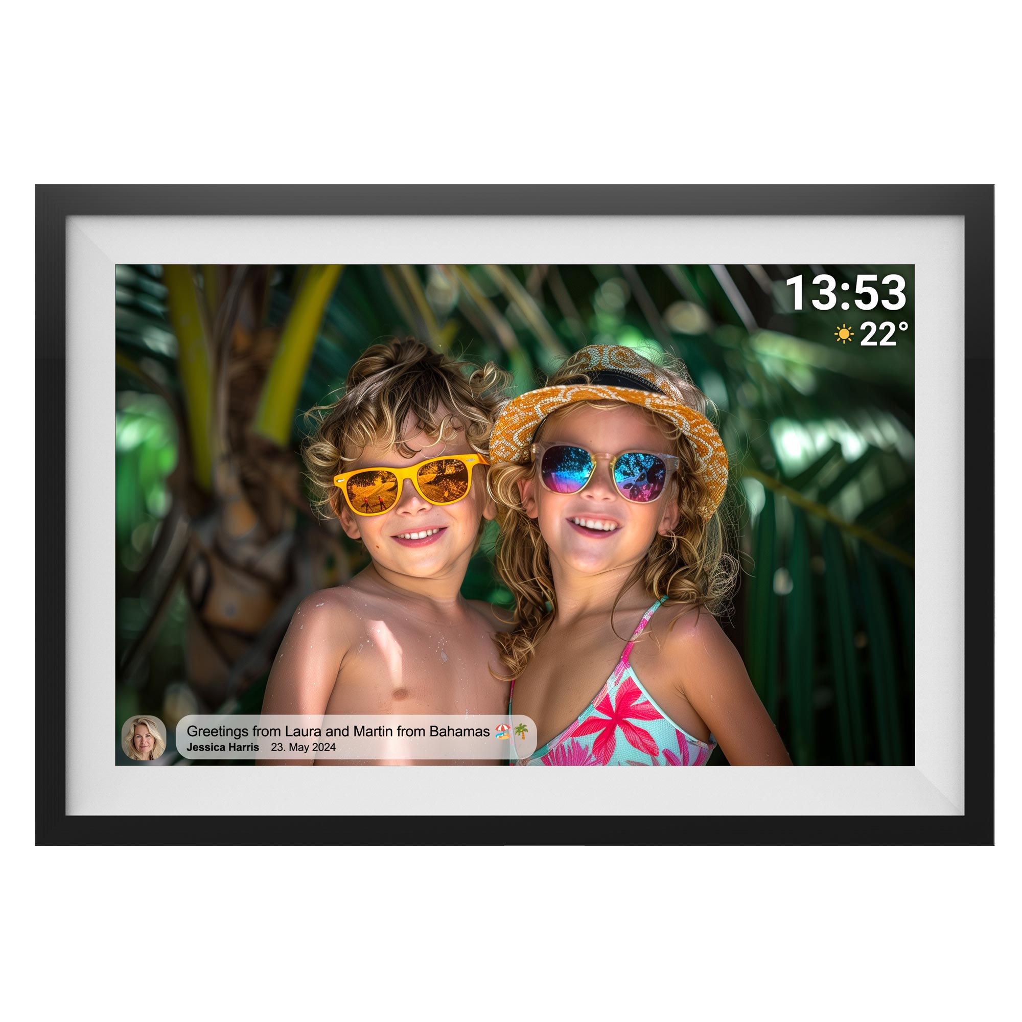 Denver Frameo PFF-1016 25,7 cm (10,1 Zoll) 16GB WLAN digitaler Bilderrahmen