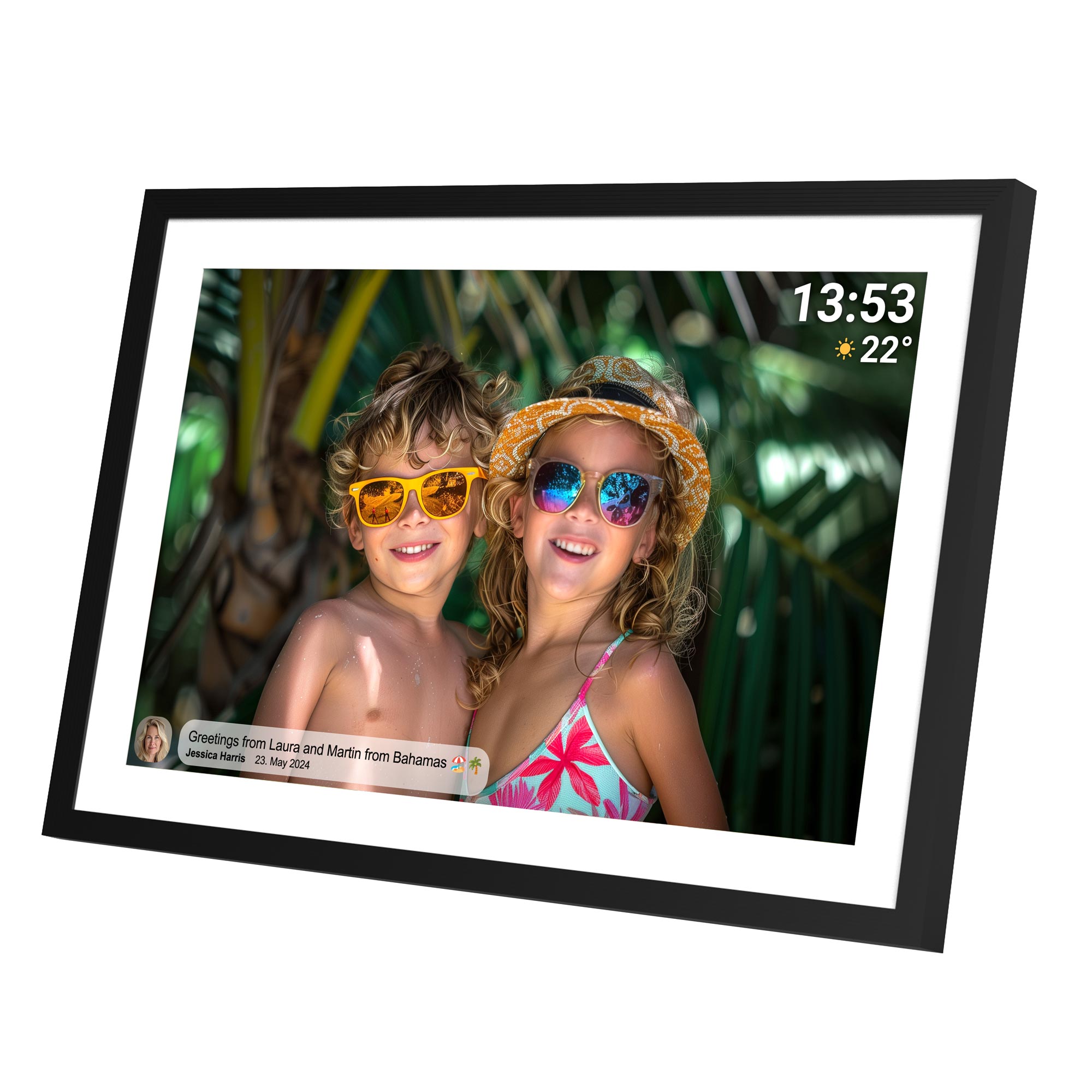 Denver Frameo PFF-1016 25,7 cm (10,1 Zoll) 16GB WLAN digitaler Bilderrahmen
