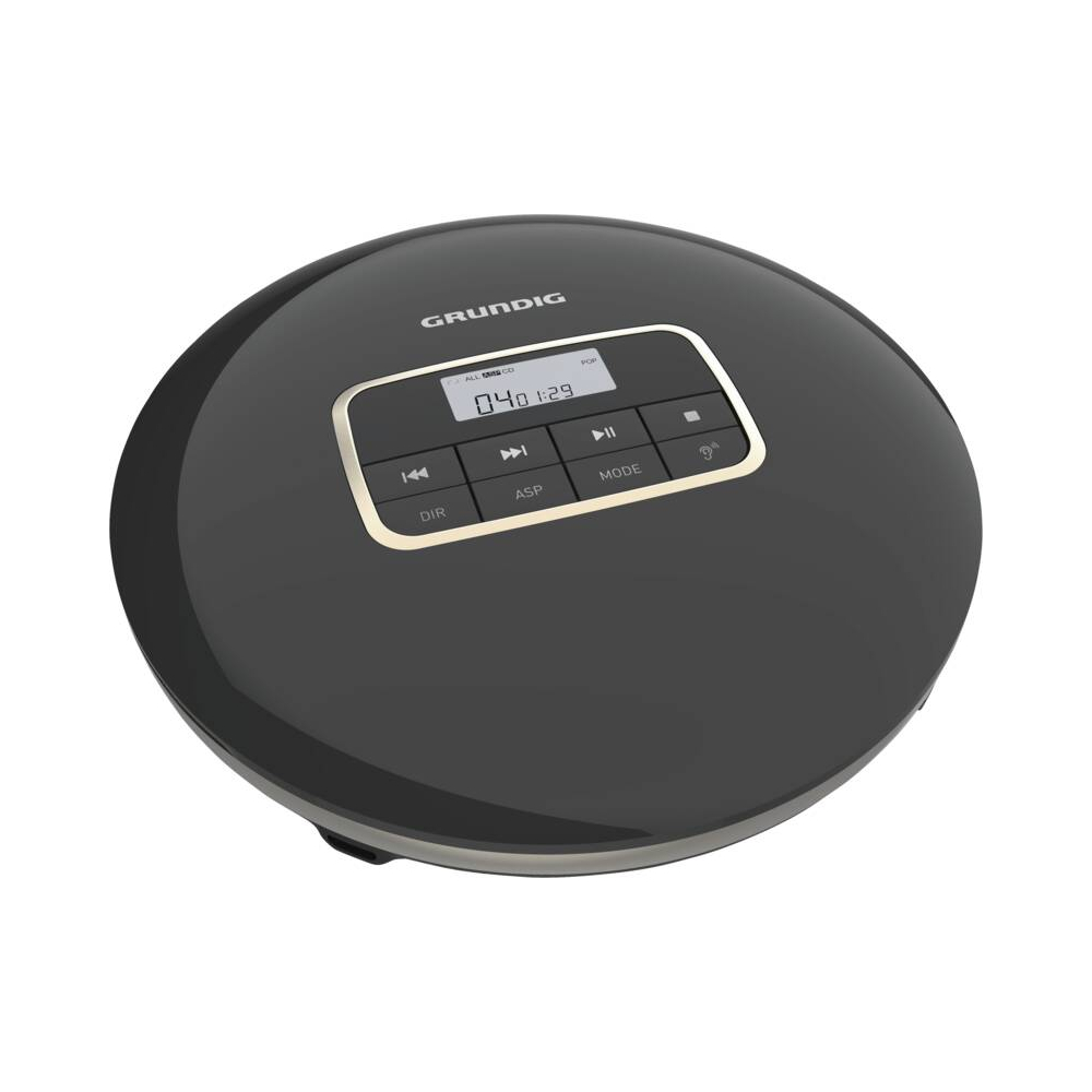 Grundig GCDP 8500 tragbarer CD-Player schwarz/silber