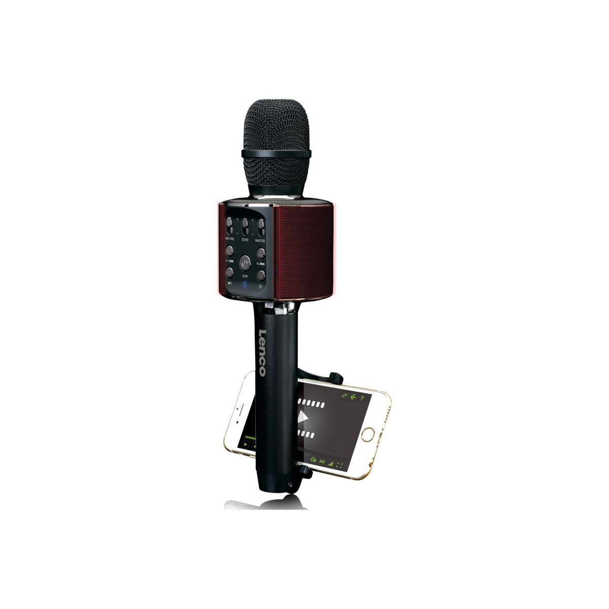 Lenco BMC-090 Karaoke-Mikrofon schwarz