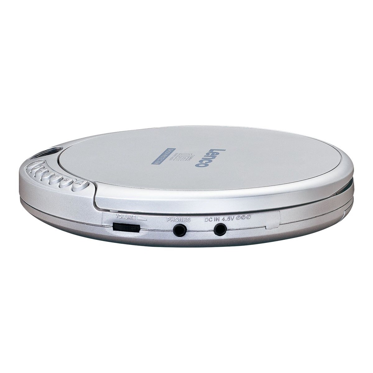 Lenco CD-201 Tragbarer CD-Player silber