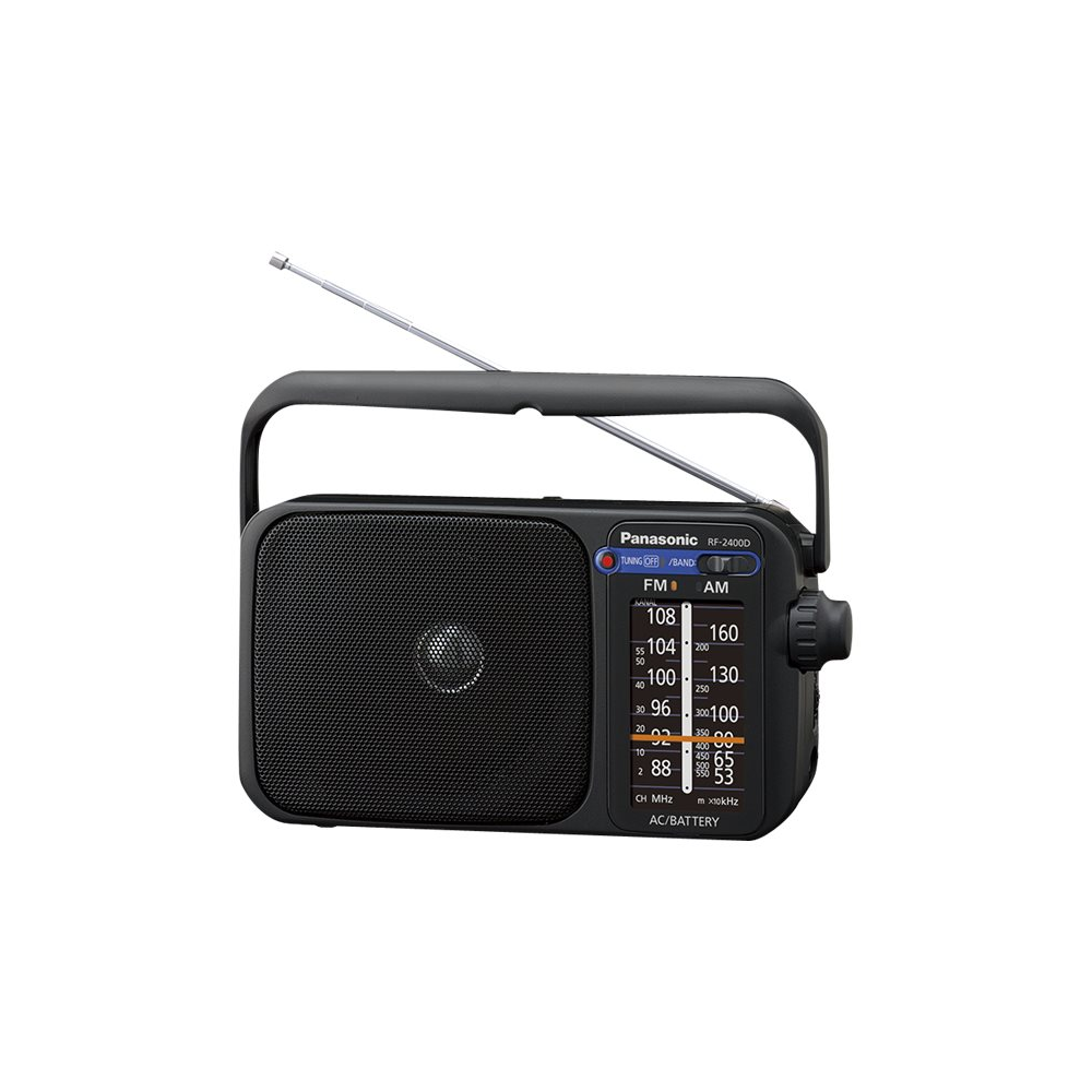 Panasonic RF-2400DEG-K Tragbares Radio mit Griff schwarz