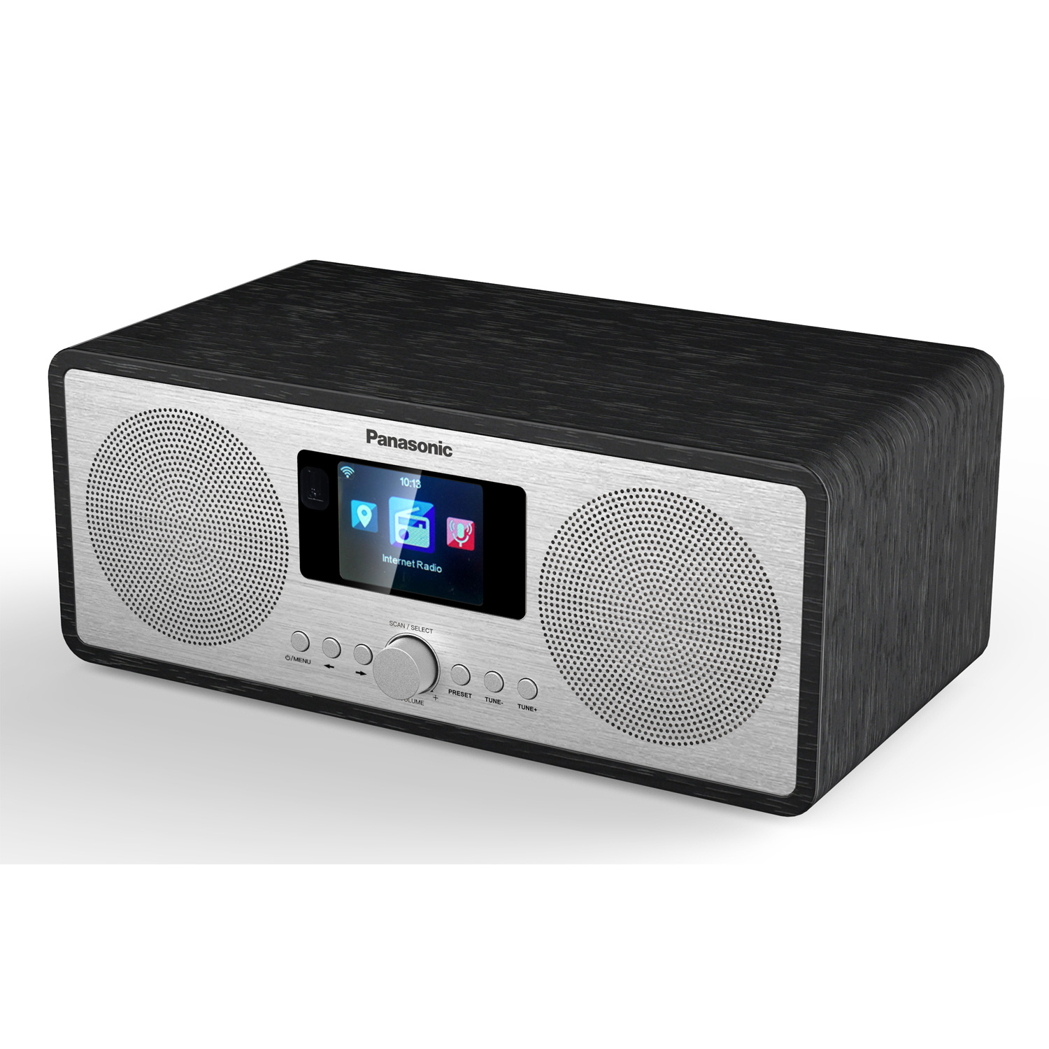 Panasonic RF-D40EG-K Internet- und DAB+/FM-Radio mit Bluetooth schwarz