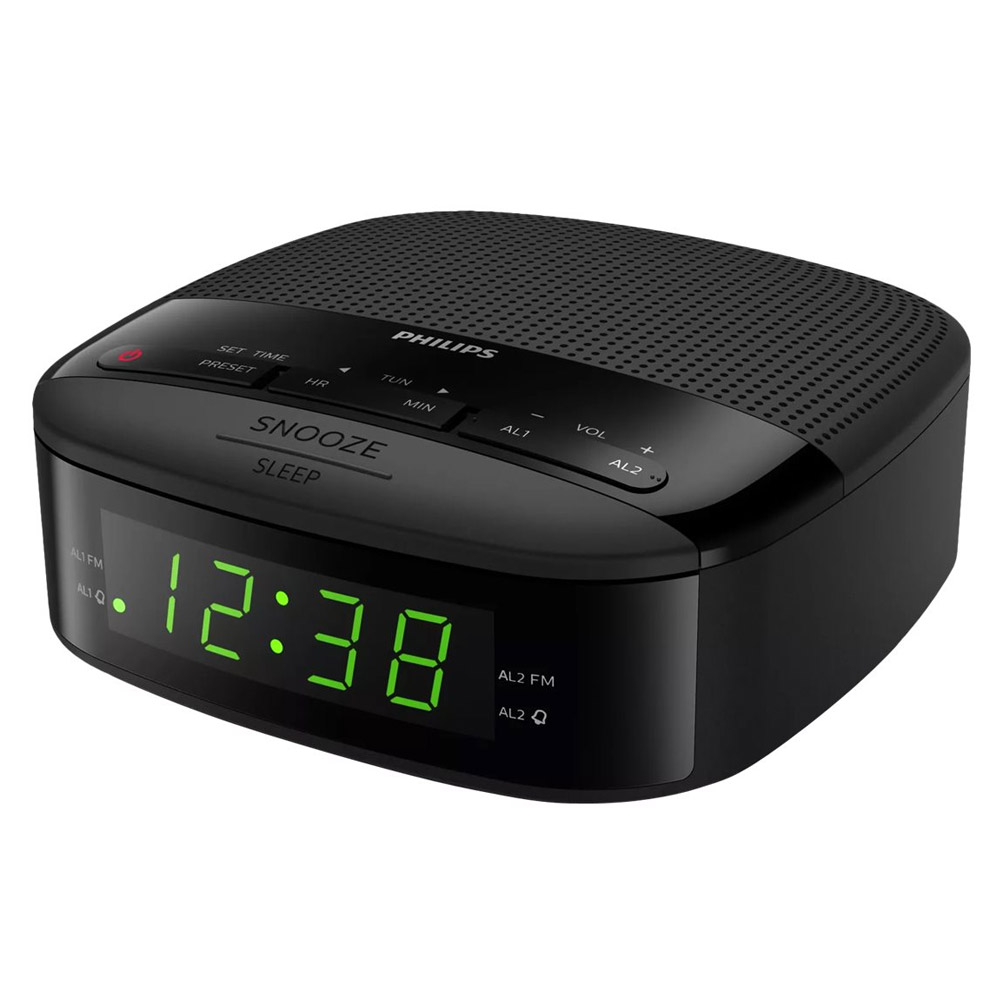 Philips TAR3205/12 Radiowecker schwarz