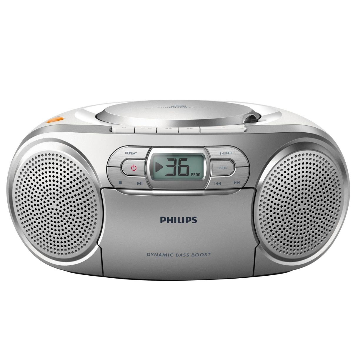 Philips AZ127/12 CD-Player silber (2. Wahl)