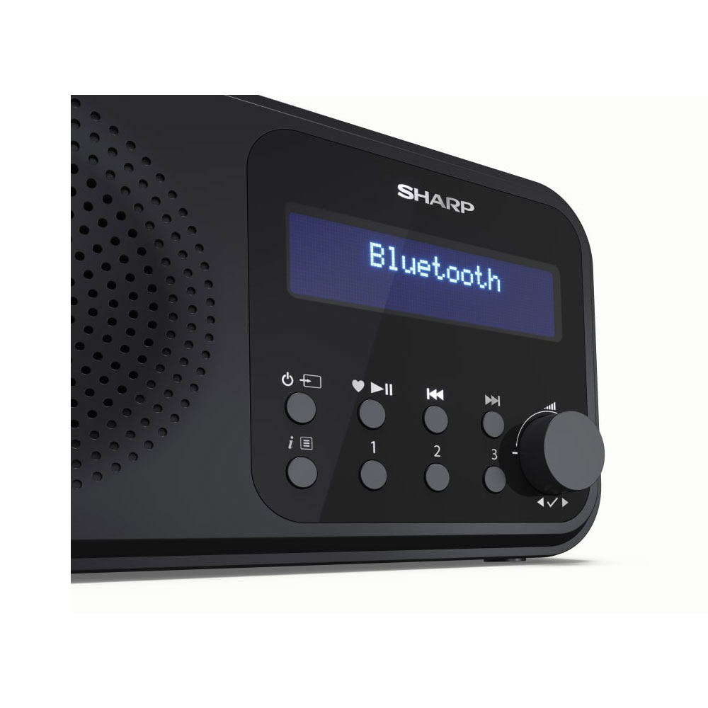 Sharp DR-P420 Portables Digitalradio schwarz