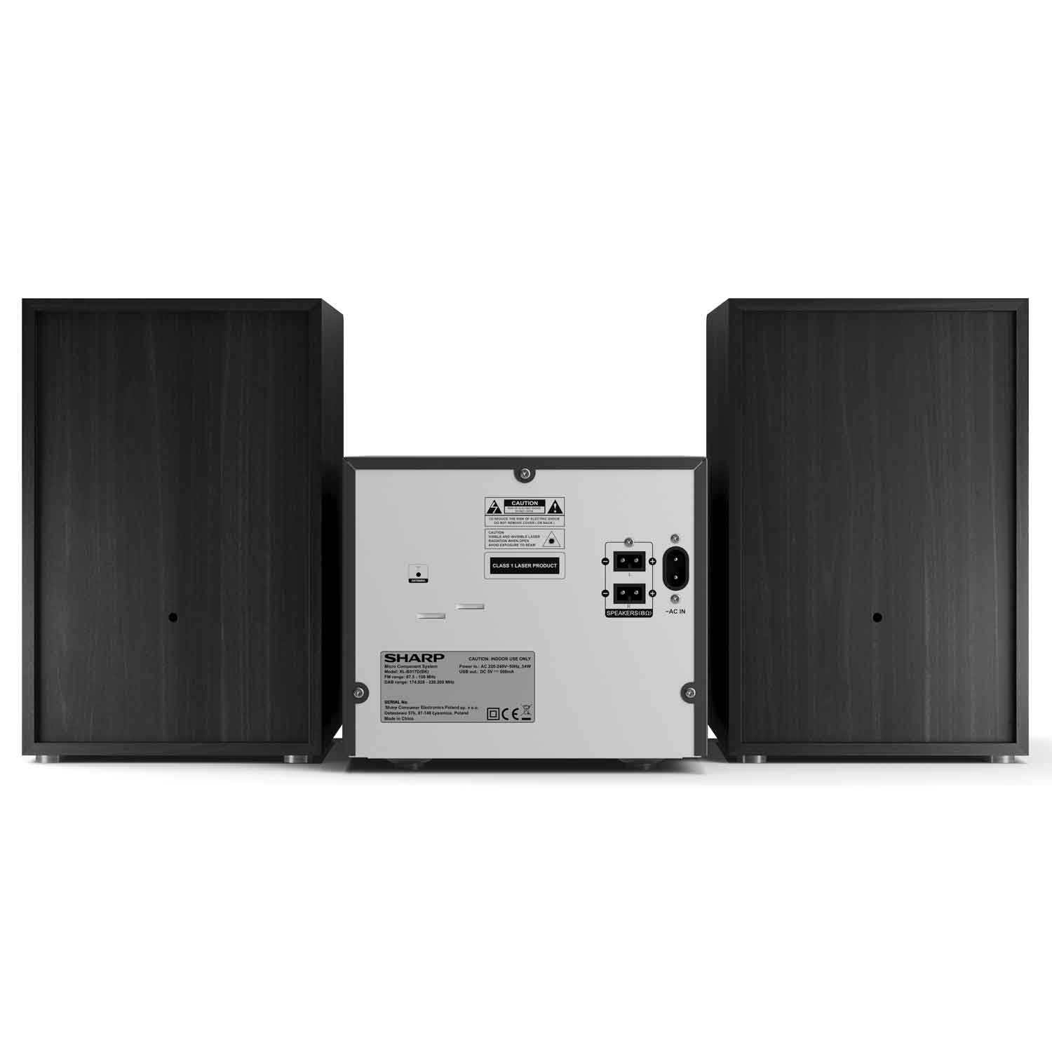 Sharp XLB517DBK Mirco-Soundsystem 45W schwarz