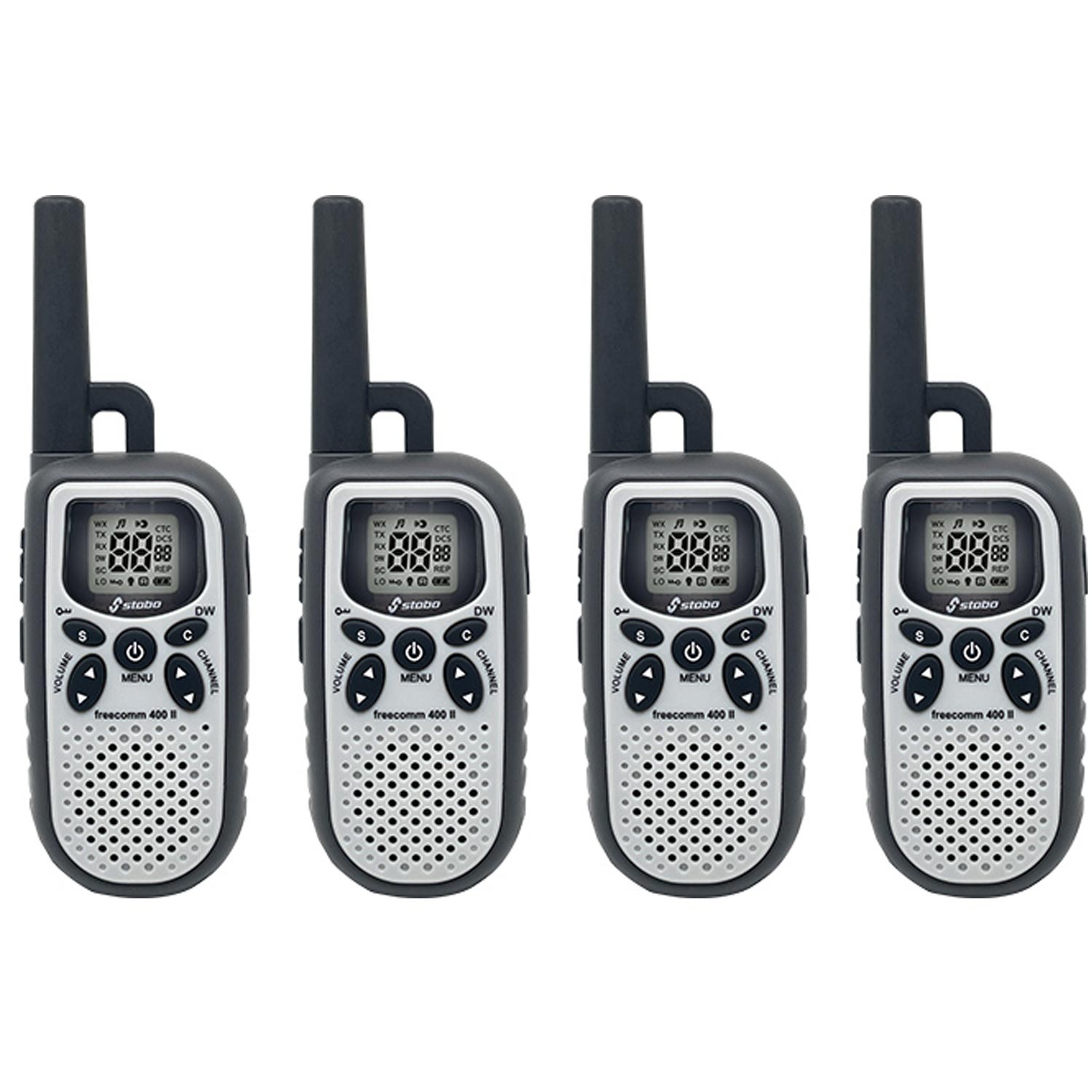 Stabo freecomm 400 II 20444 PMR-Funkgerät 4er Set