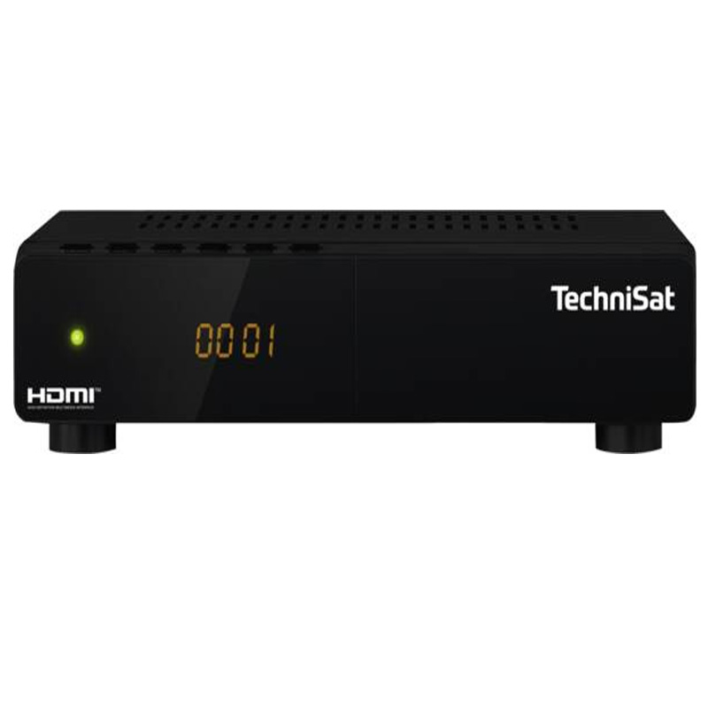TechniSat HD-S 261 kompakter digital HD Satelliten Receiver schwarz (2. Wahl)