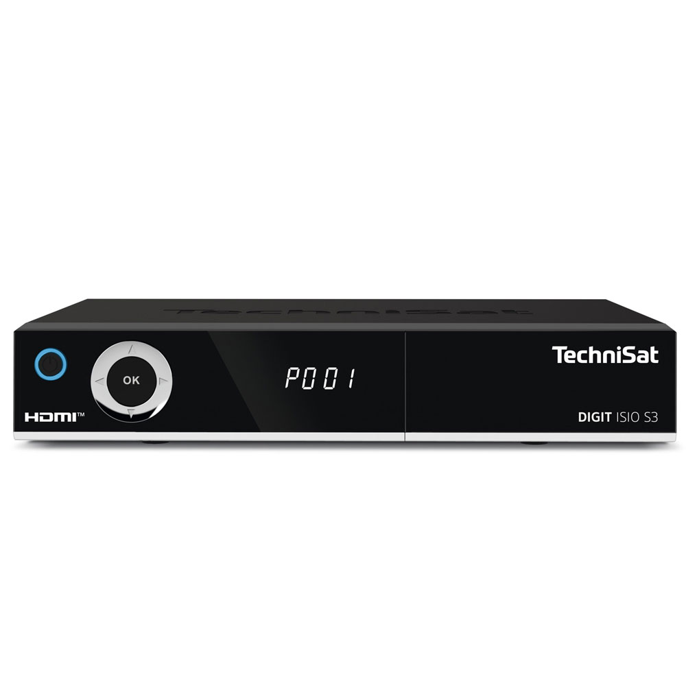 TechniSat DIGIT ISIO S3 - HD Sat-Receiver mit Twin-Tuner schwarz (2.Wahl)