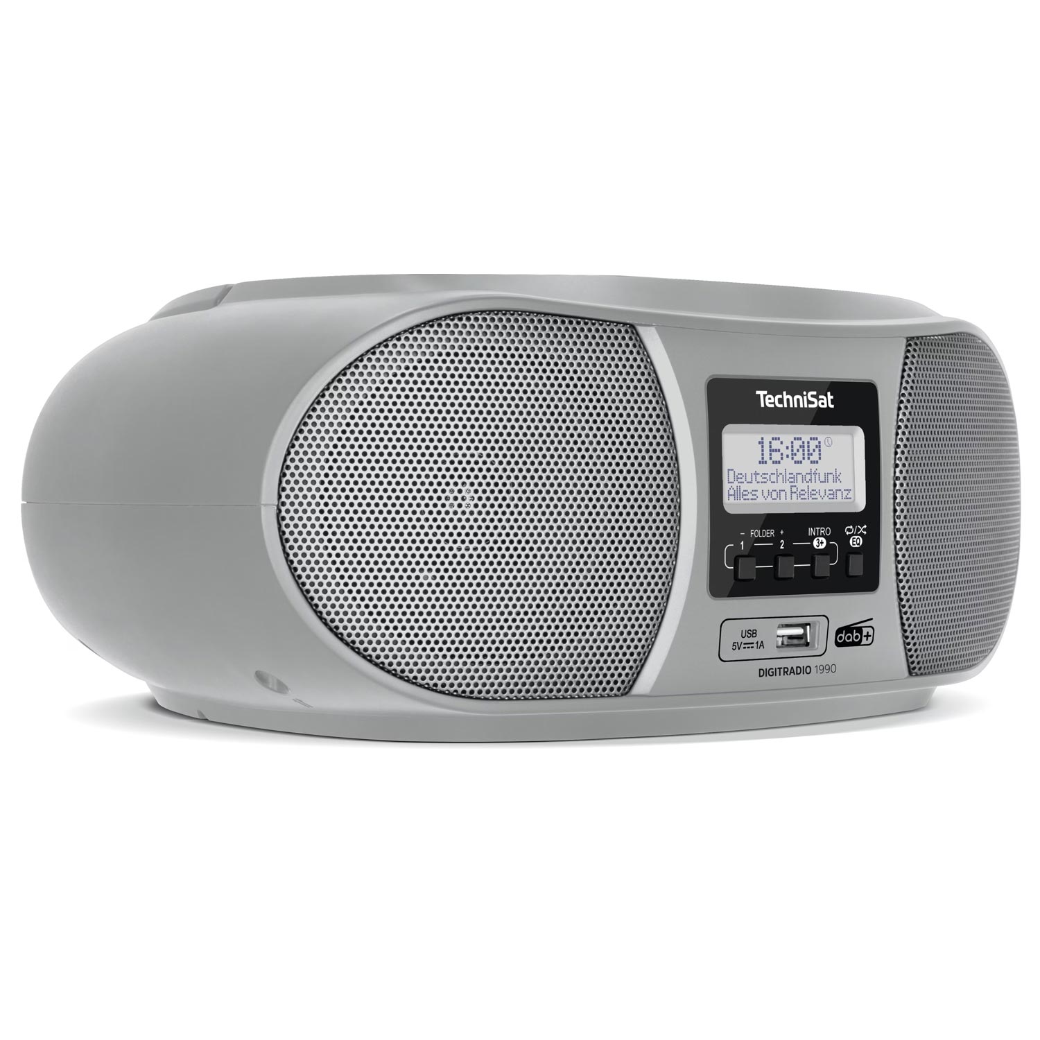 TechniSat DIGITRADIO 1990 Stereo-Boombox silber