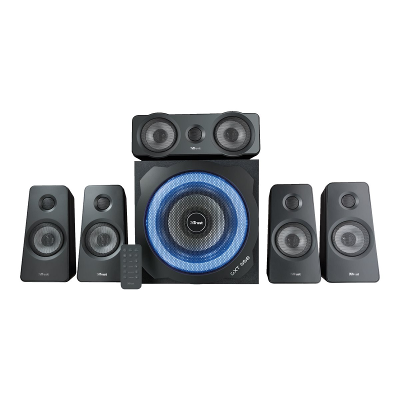 Trust Gaming GXT 658 Tytan 5.1 Surround PC Lautsprecher mit Subwoofer