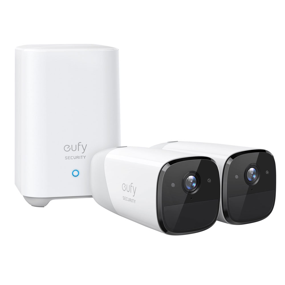 eufy 2 Pro T88513D1 Überwachungssystem 2+1-Set weiß