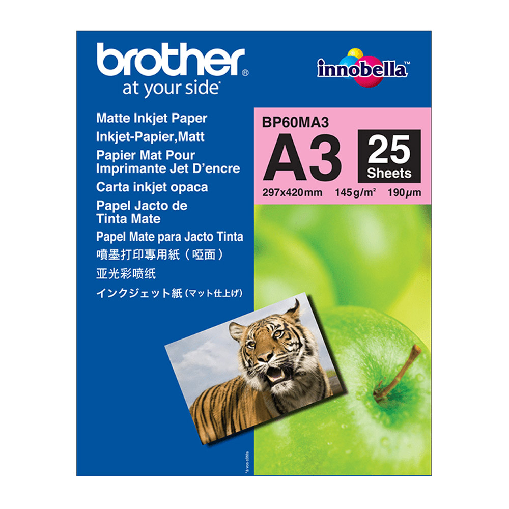 BROTHER BP60MA3 A3 25Blatt  Inkjetpapier