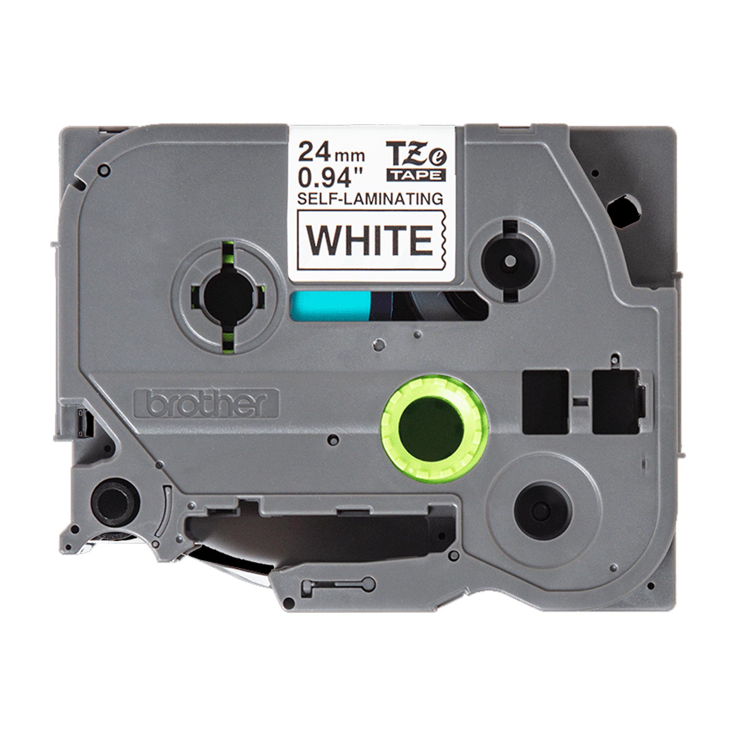 Brother TZe-SL251 selbstlaminierendes Schriftband schwarz auf weiß 24mm x 8m