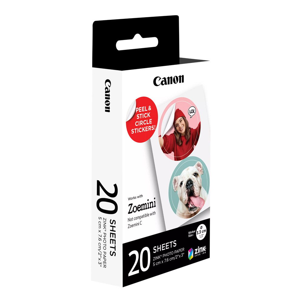 Canon ZINK Fotopapier (20 Blatt)