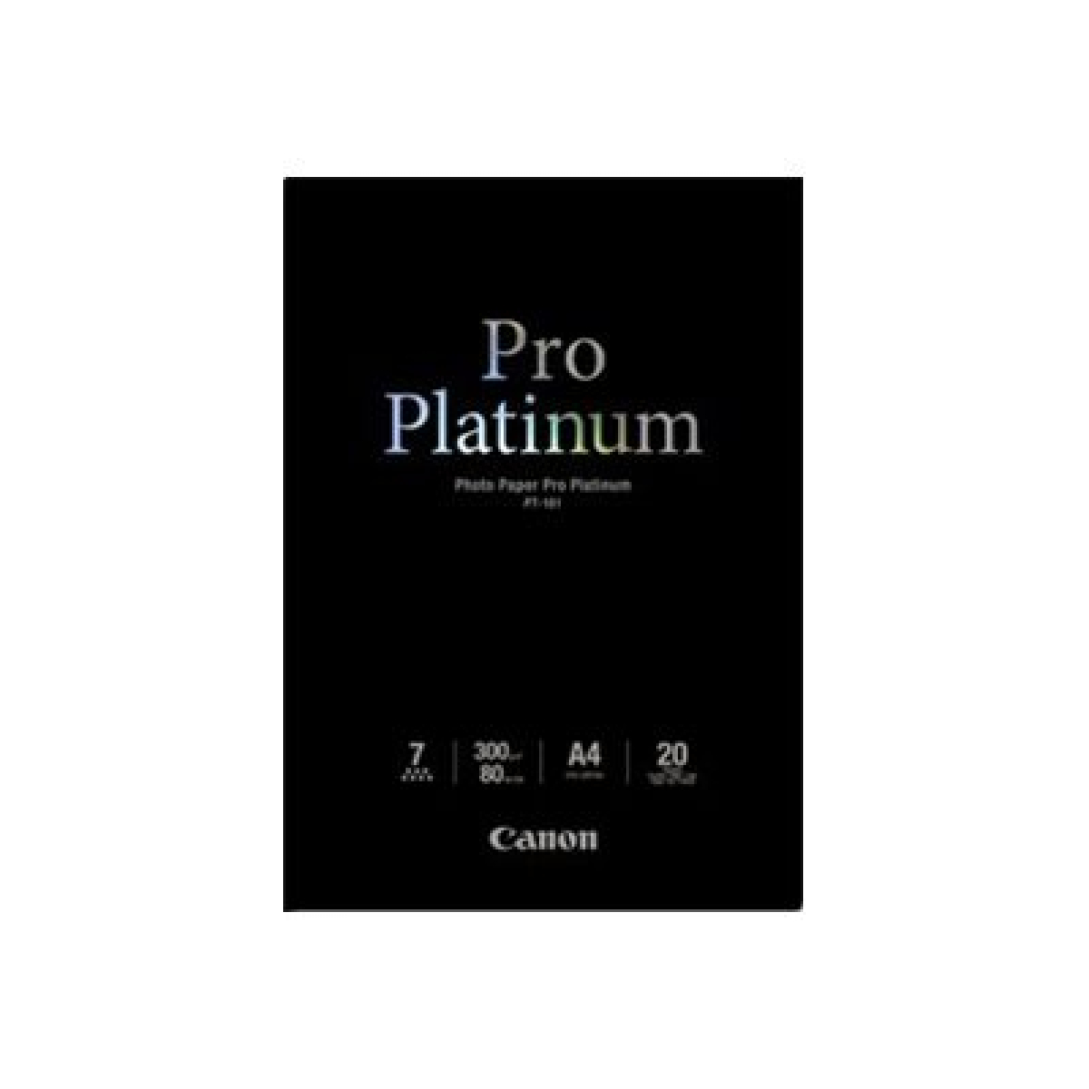 Canon PT-101 Pro Platinum Fotopapier A4 20 Blatt für Tintenstrahldrucker
