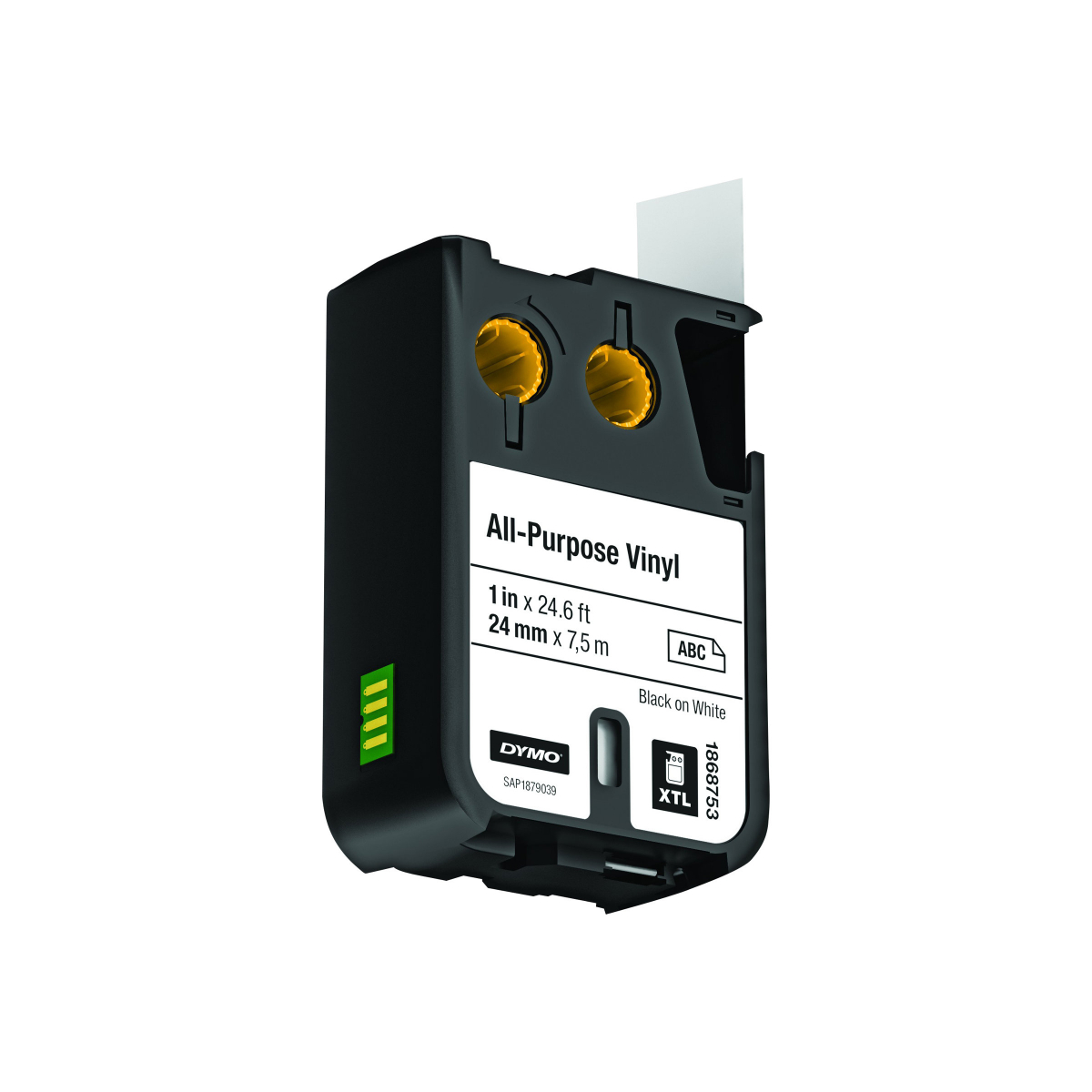 Dymo XTL 1868753 24mm 7m Schriftband schwarz auf weiß