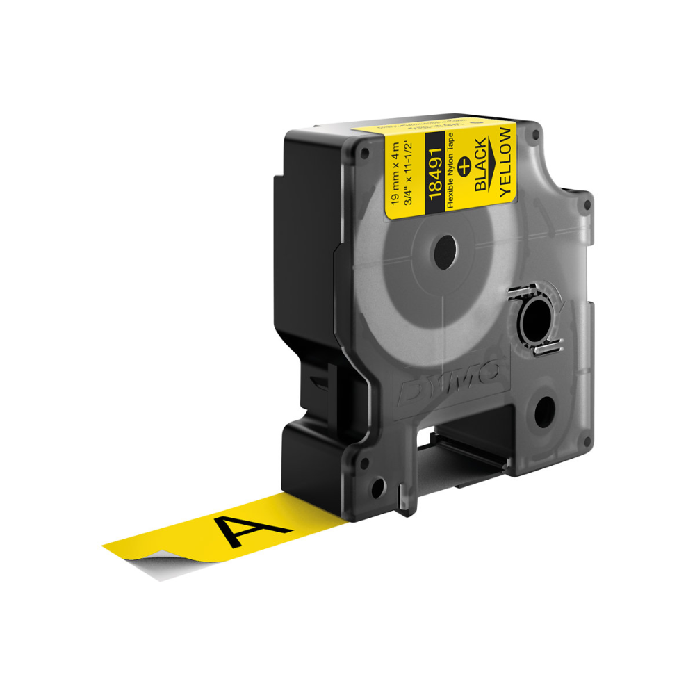 Dymo 18491 Schriftband schwarz/gelb