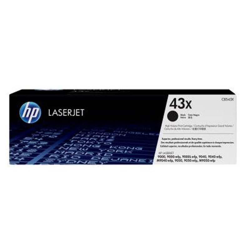 HP No.43X Toner schwarz