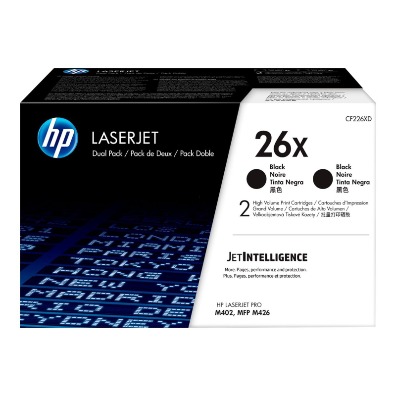 HP No.26X Toner schwarz