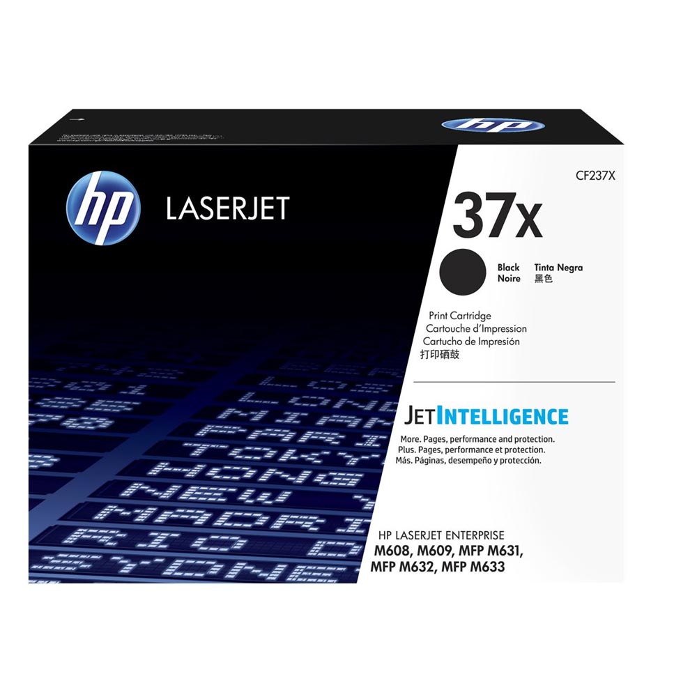 HP No.37X Toner schwarz